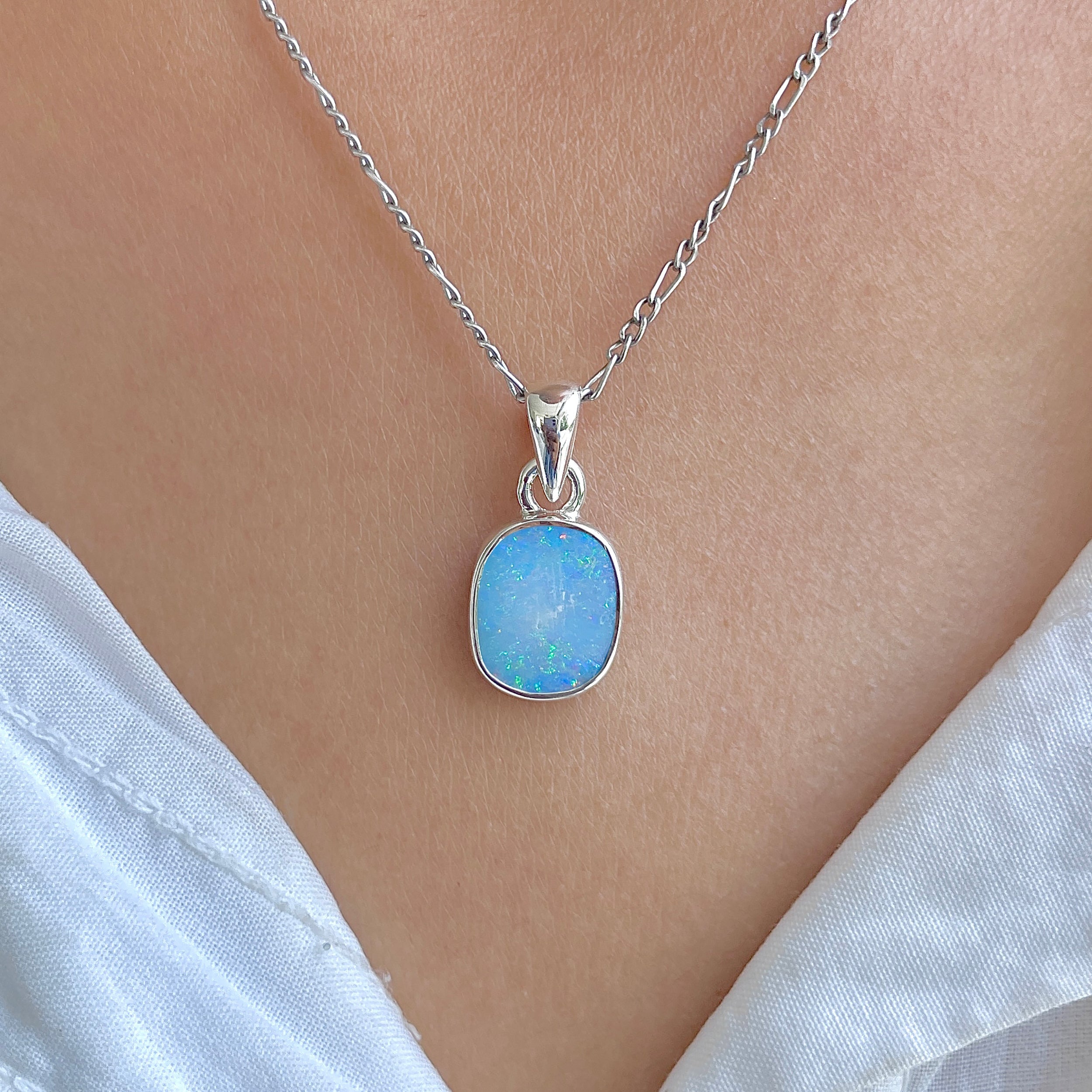 Australian Opal Pendant-(AOD-P-173.)