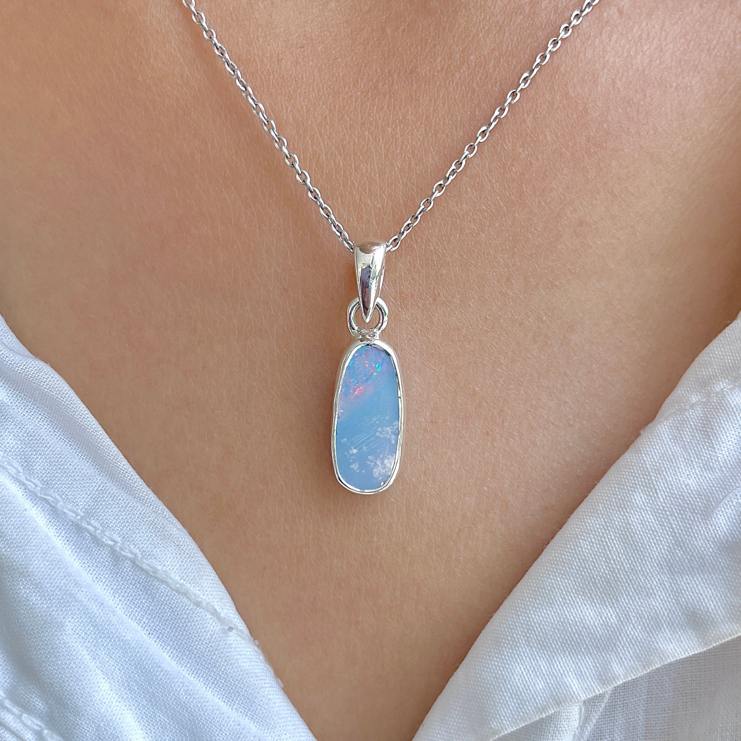 Australian Opal Pendant-(AOD-P-174.)
