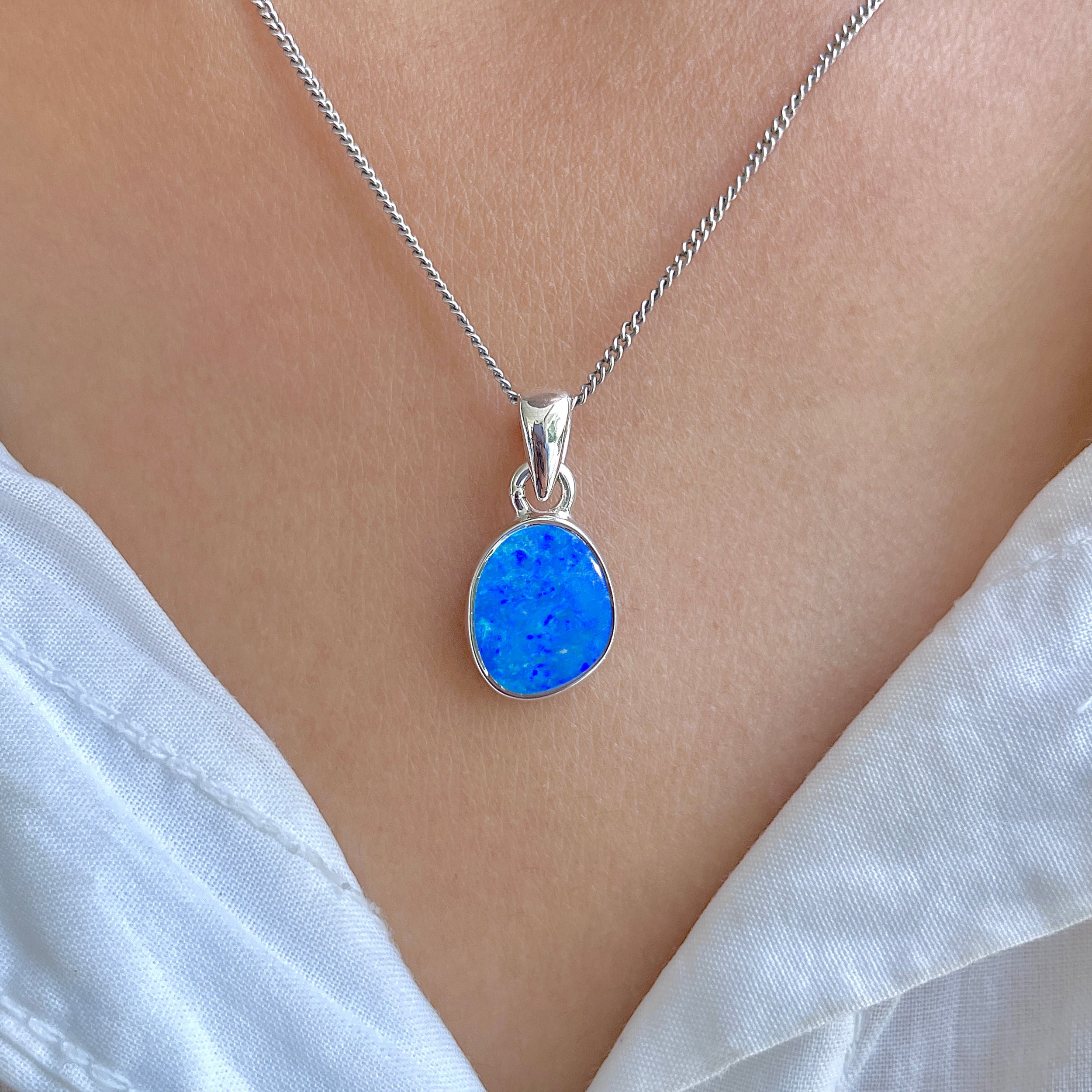 Australian Opal Pendant-(AOD-P-175.)