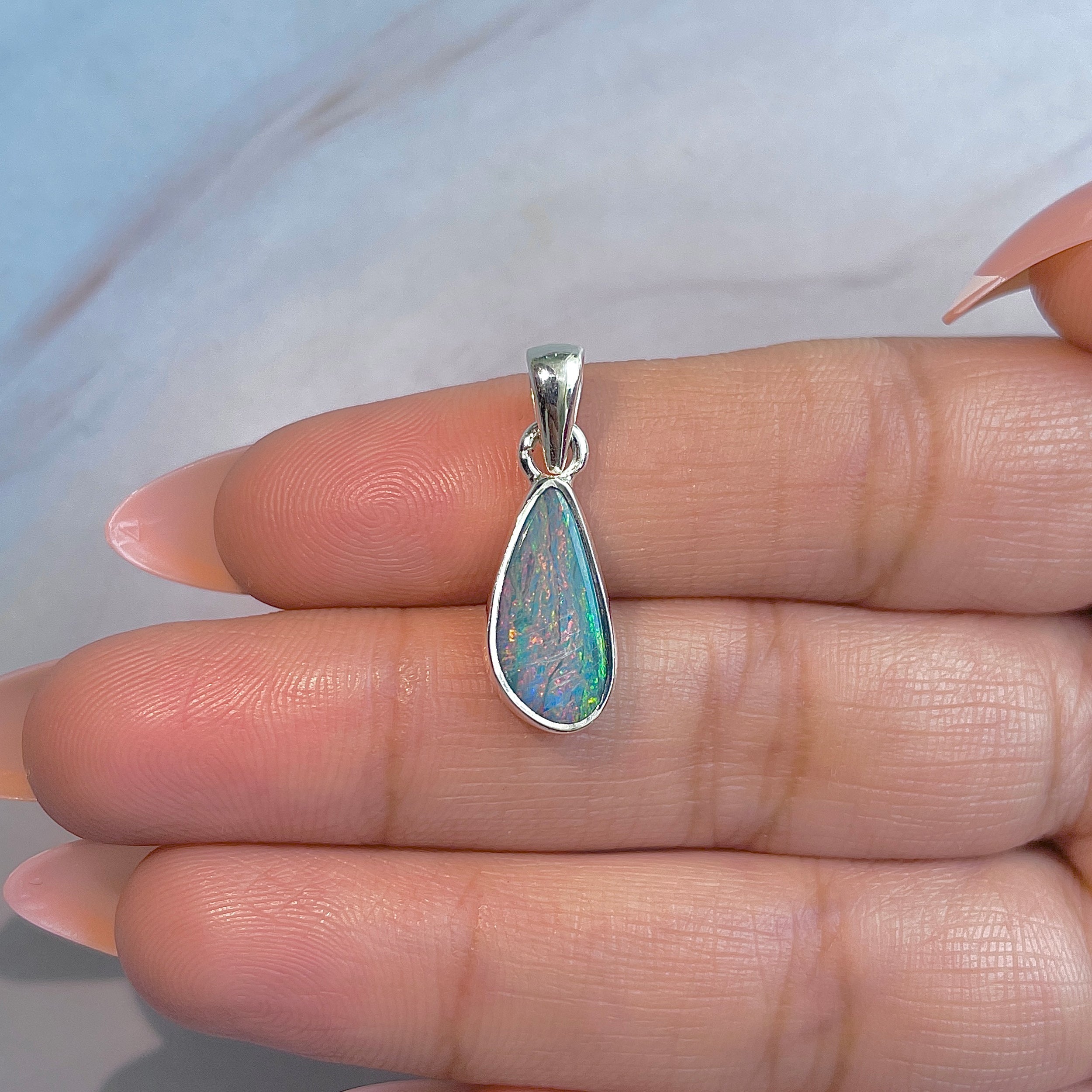 Australian Opal Pendant-(AOD-P-176.)