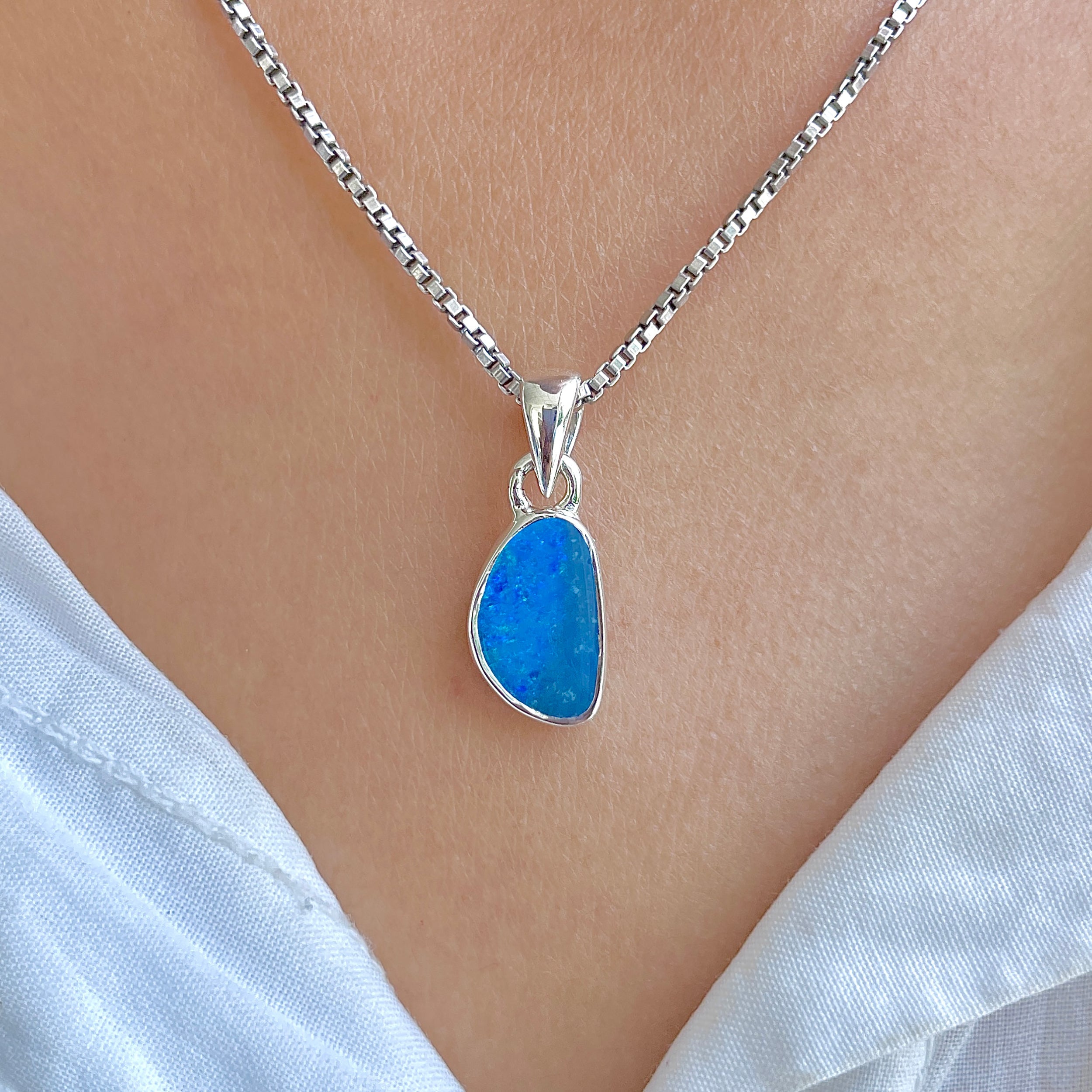 Australian Opal Pendant-(AOD-P-177.)