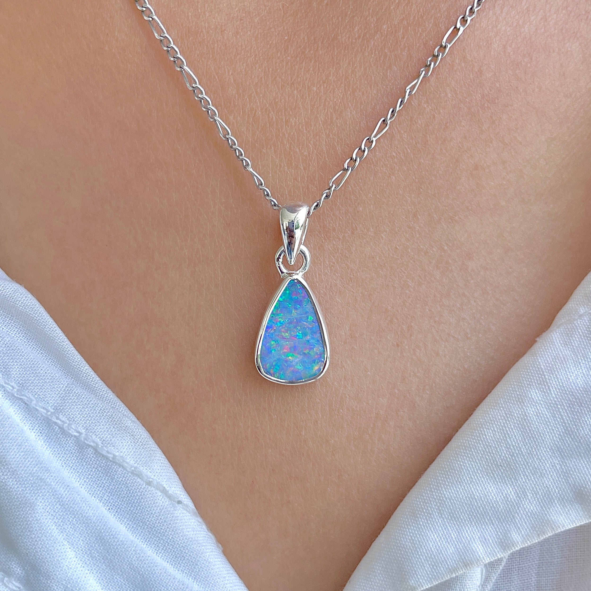 Australian Opal Pendant-(AOD-P-178.)