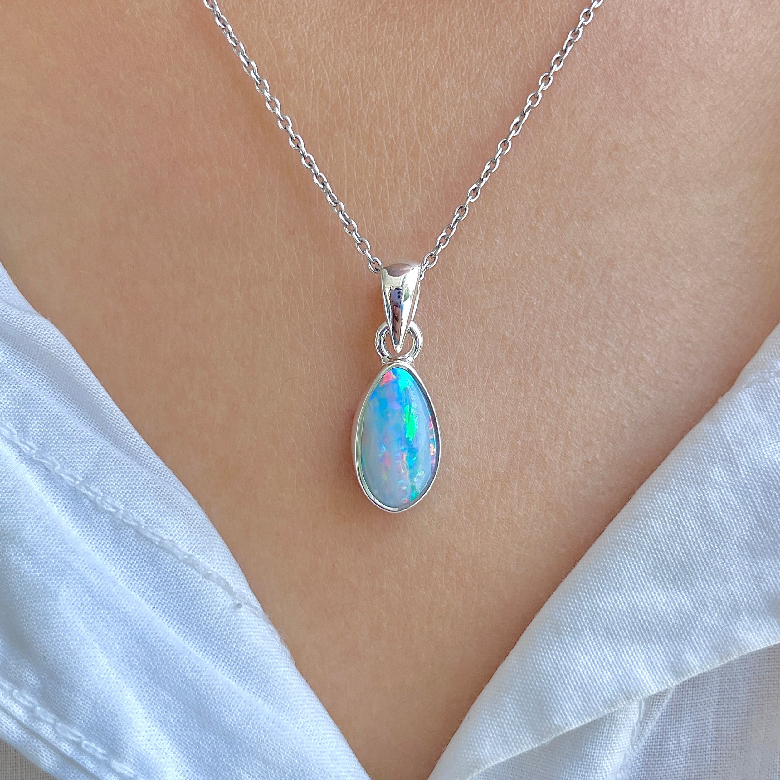 Australian Opal Pendant-(AOD-P-179.)