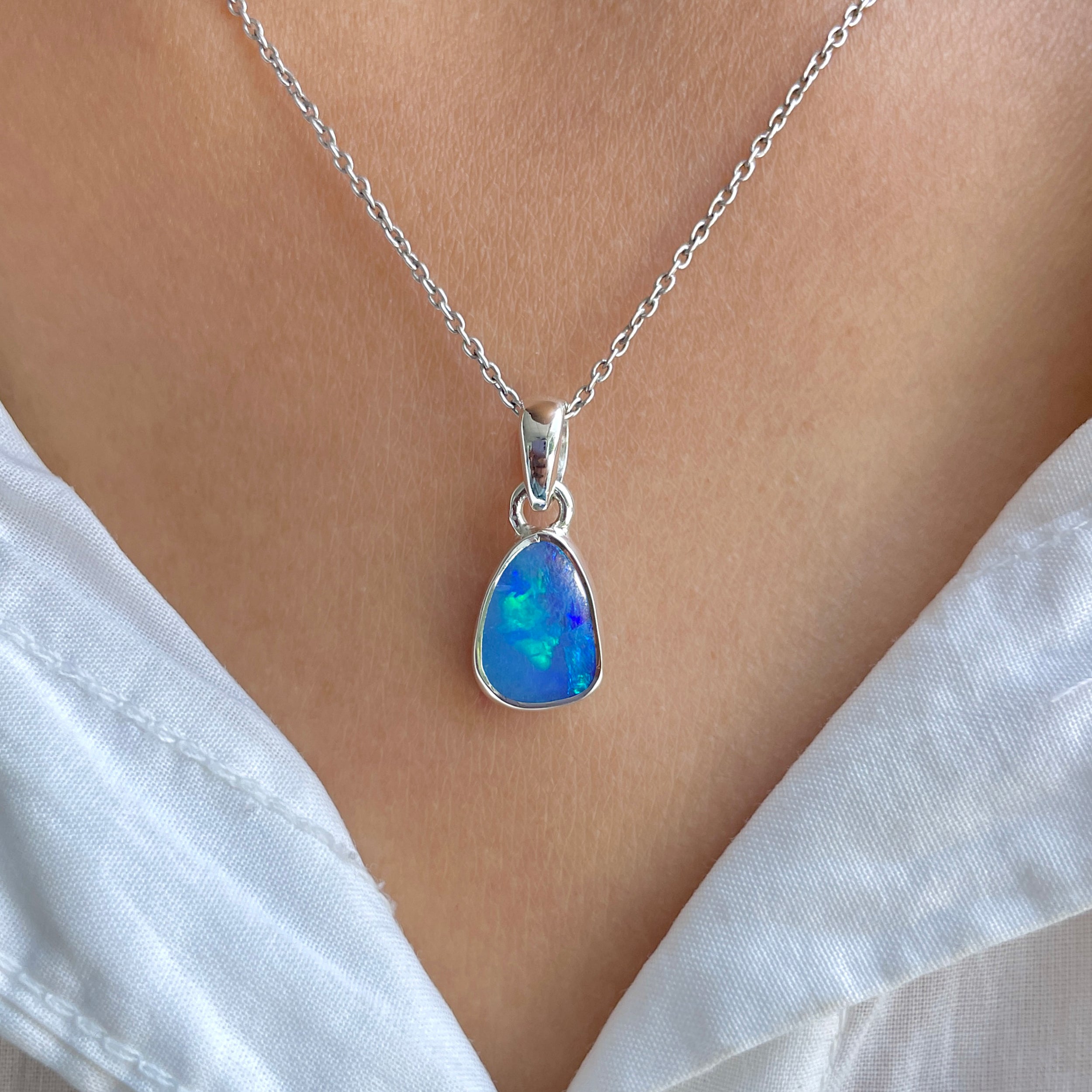 Australian Opal Pendant-(AOD-P-18.)
