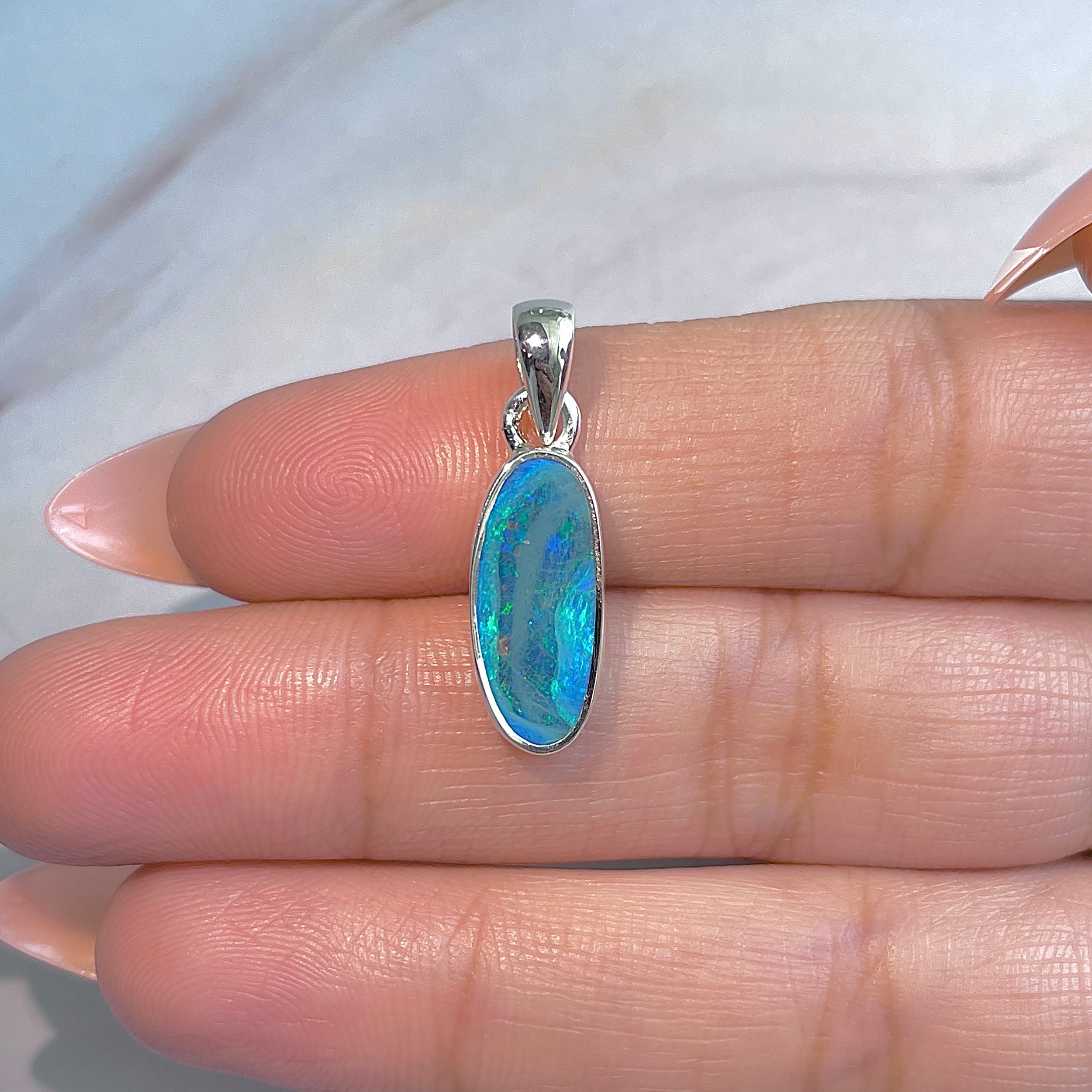 Australian Opal Pendant-(AOD-P-180.)