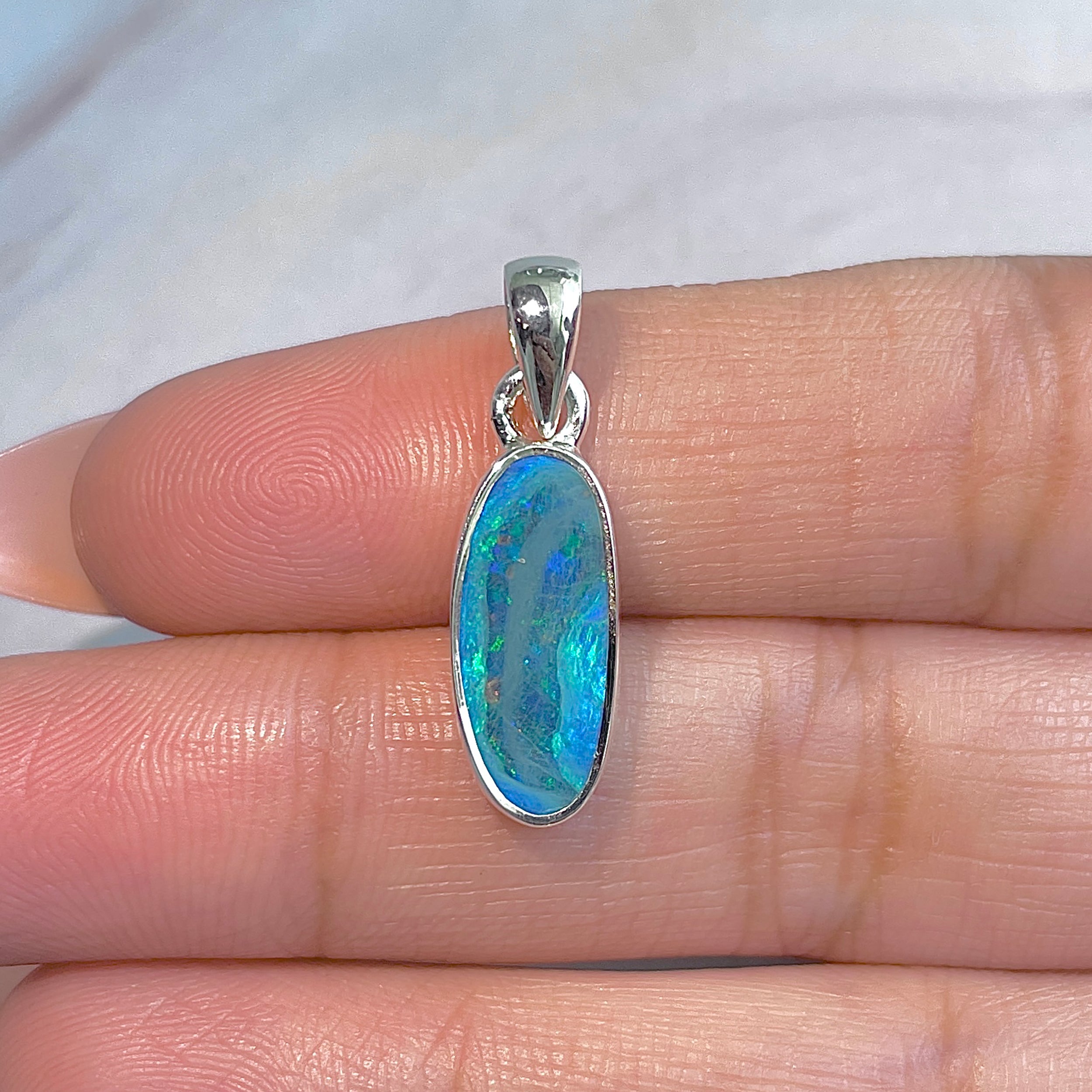 Australian Opal Pendant-(AOD-P-180.)