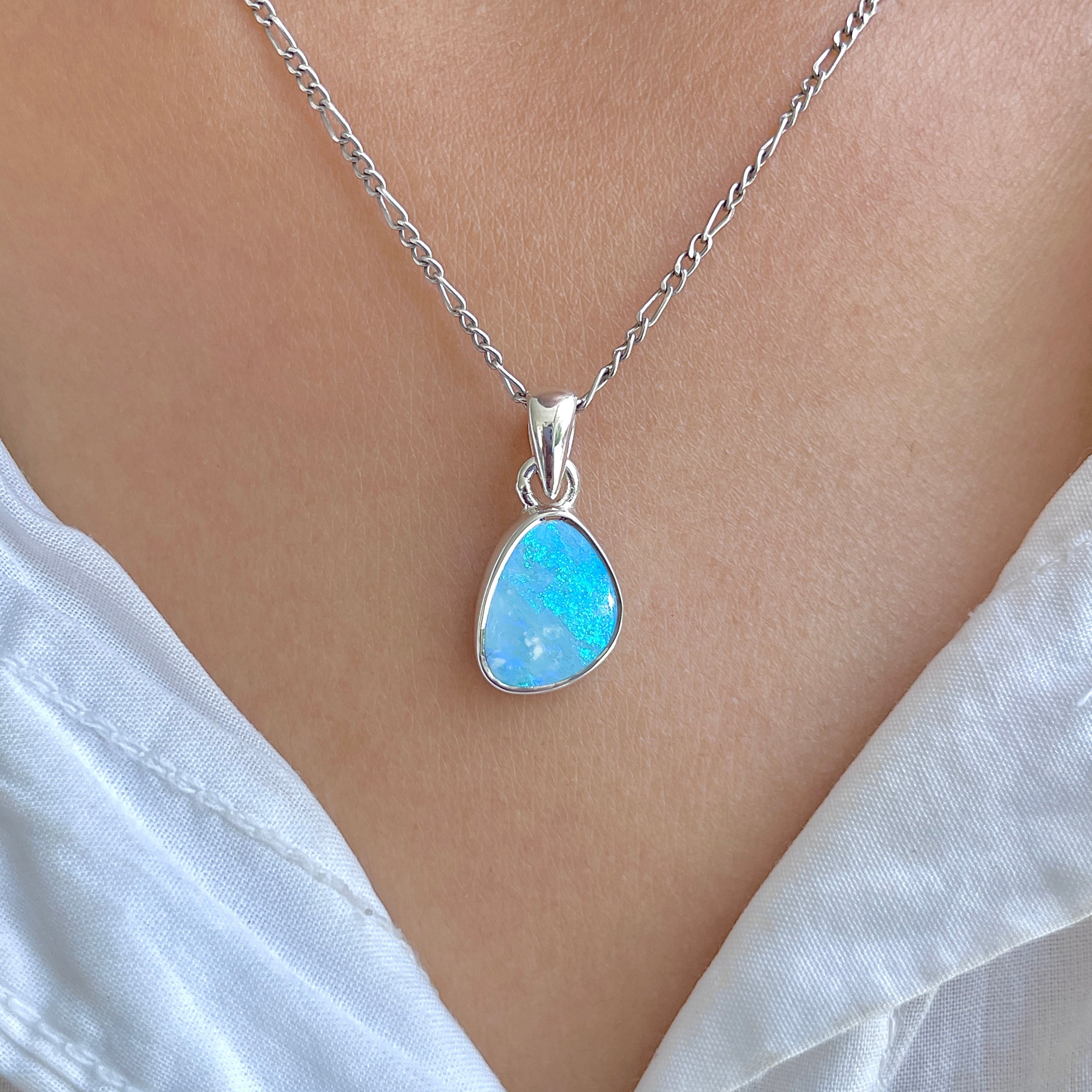Australian Opal Pendant-(AOD-P-181.)