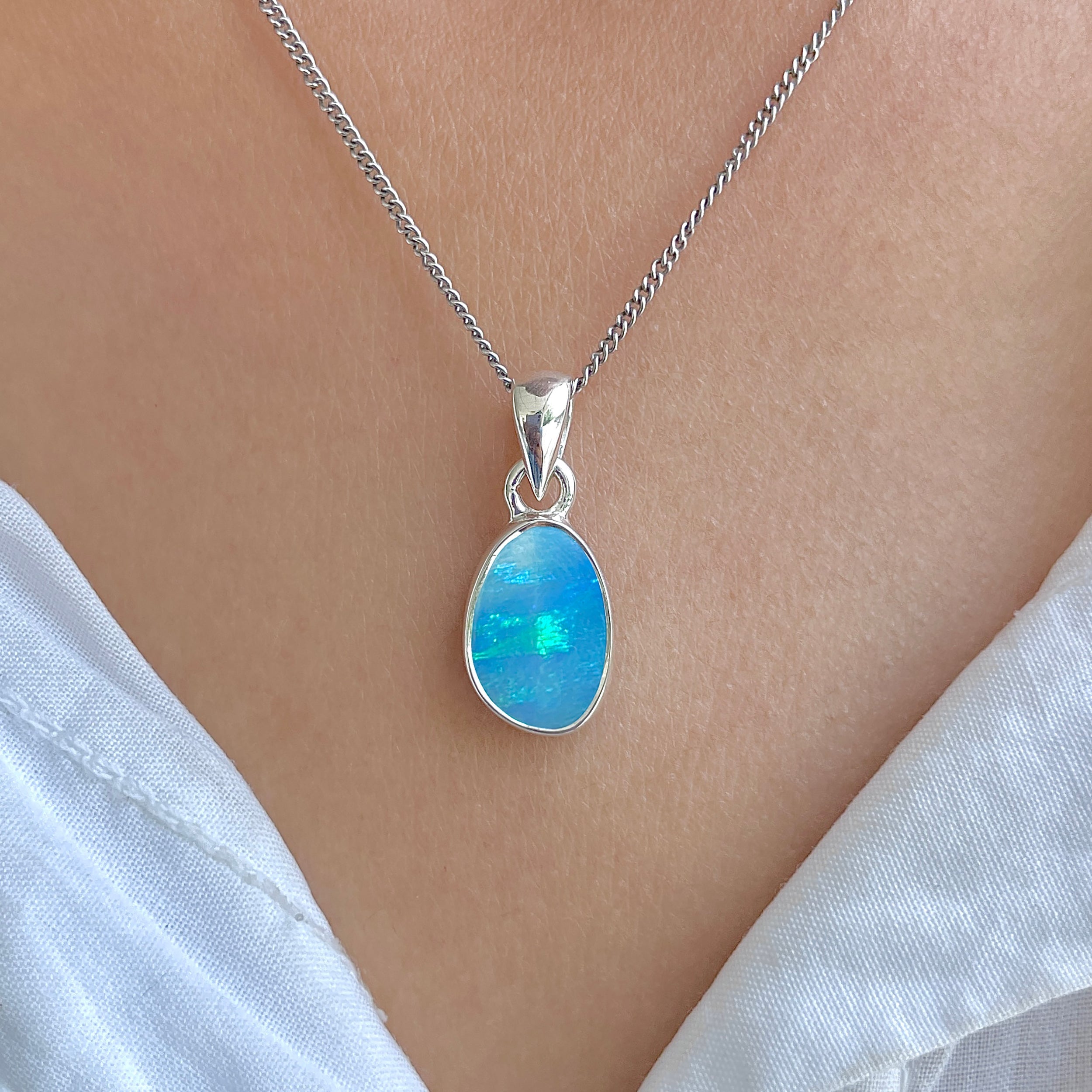 Australian Opal Pendant-(AOD-P-182.)