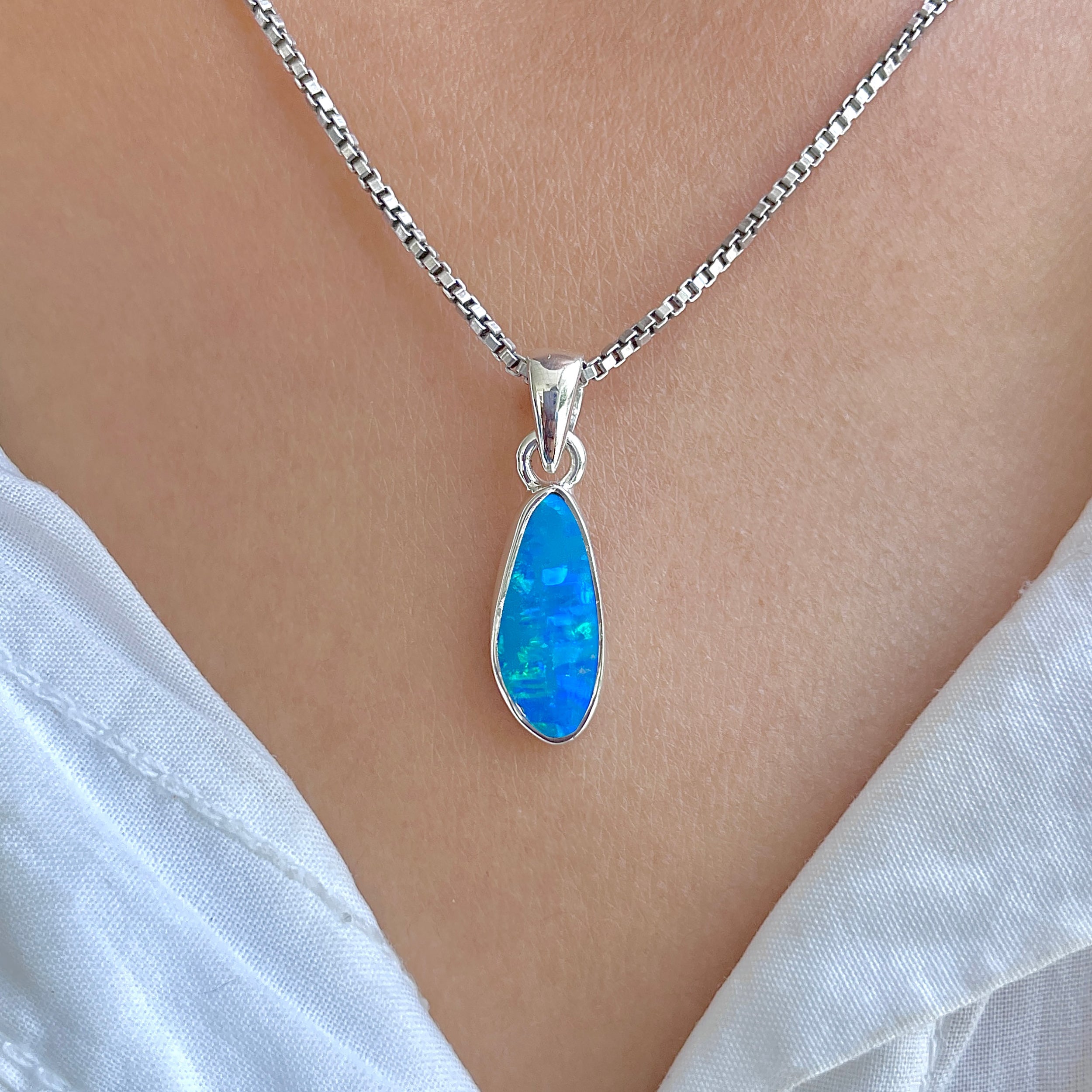 Australian Opal Pendant-(AOD-P-183.)