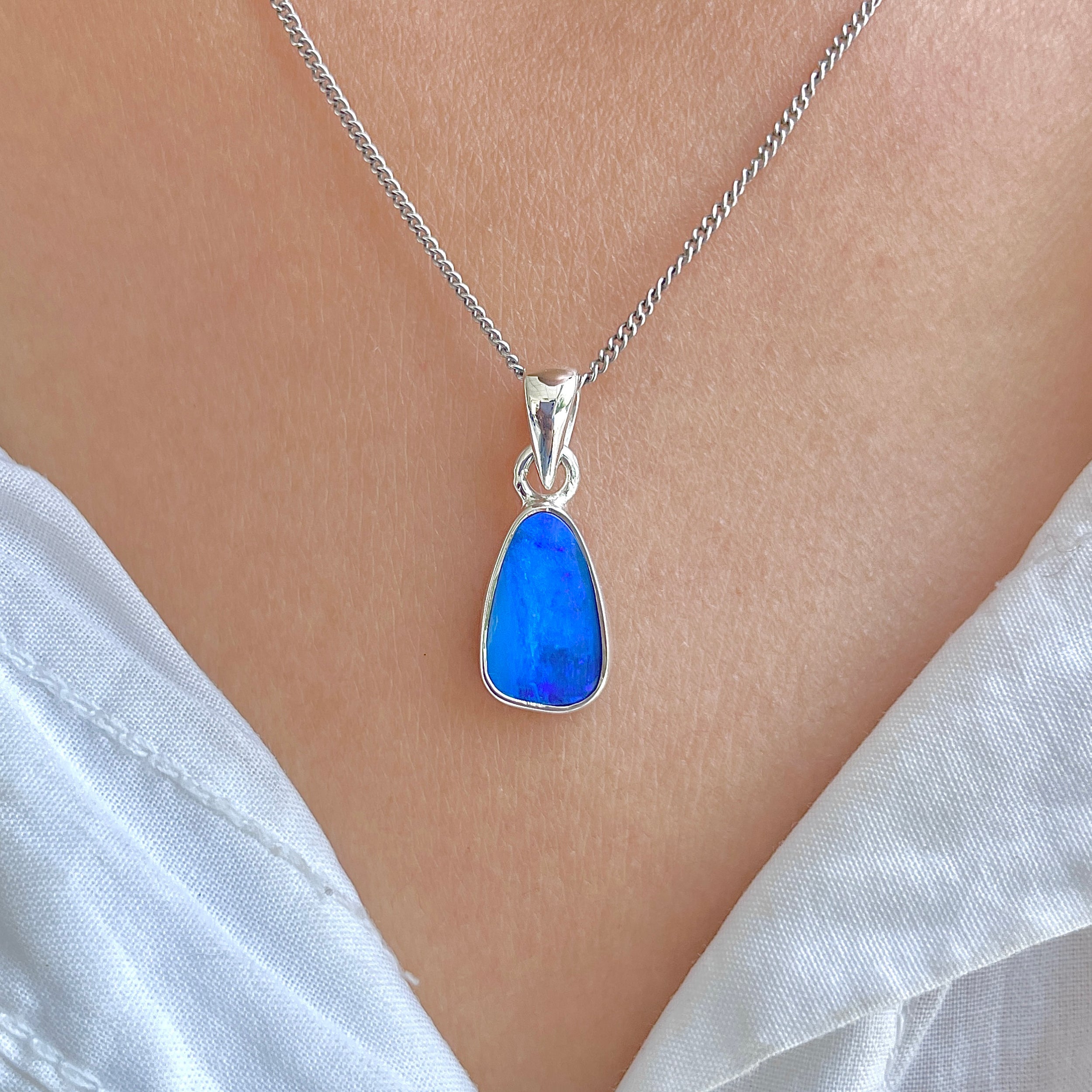 Australian Opal Pendant-(AOD-P-184.)
