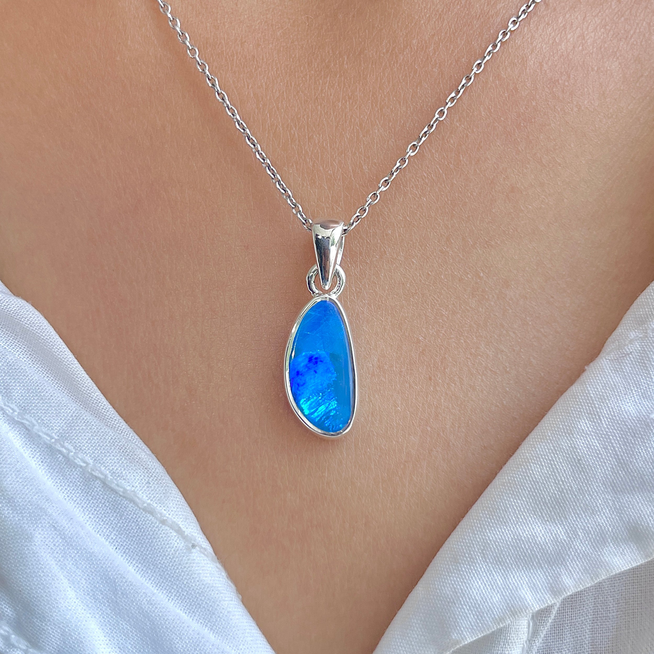 Australian Opal Pendant-(AOD-P-185.)