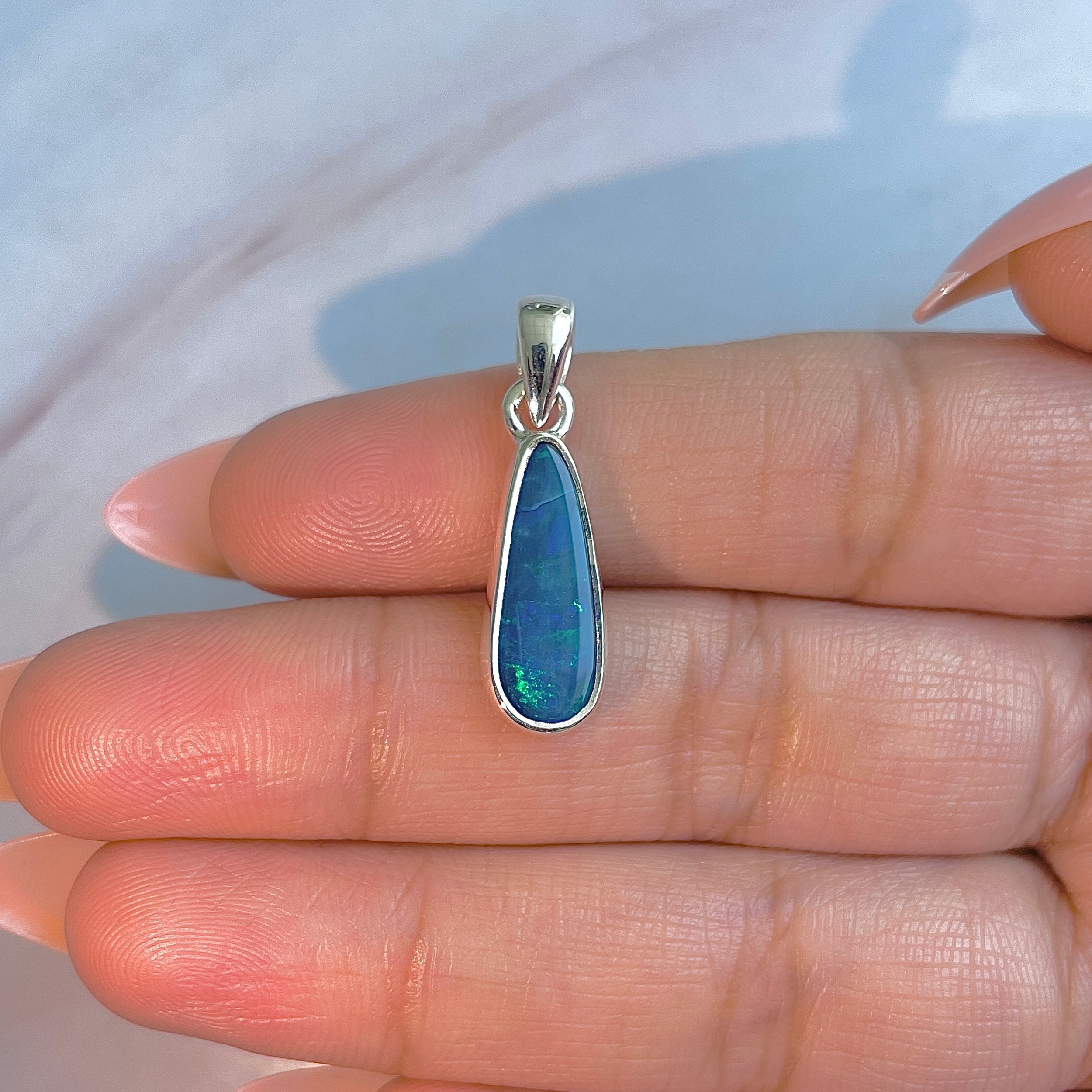 Australian Opal Pendant-(AOD-P-186.)