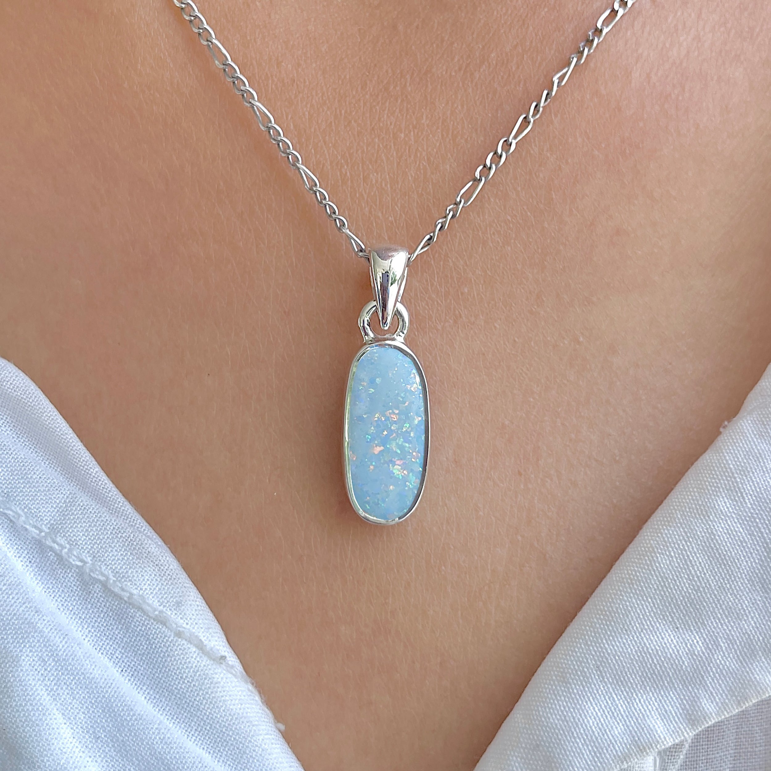 Australian Opal Pendant-(AOD-P-187.)