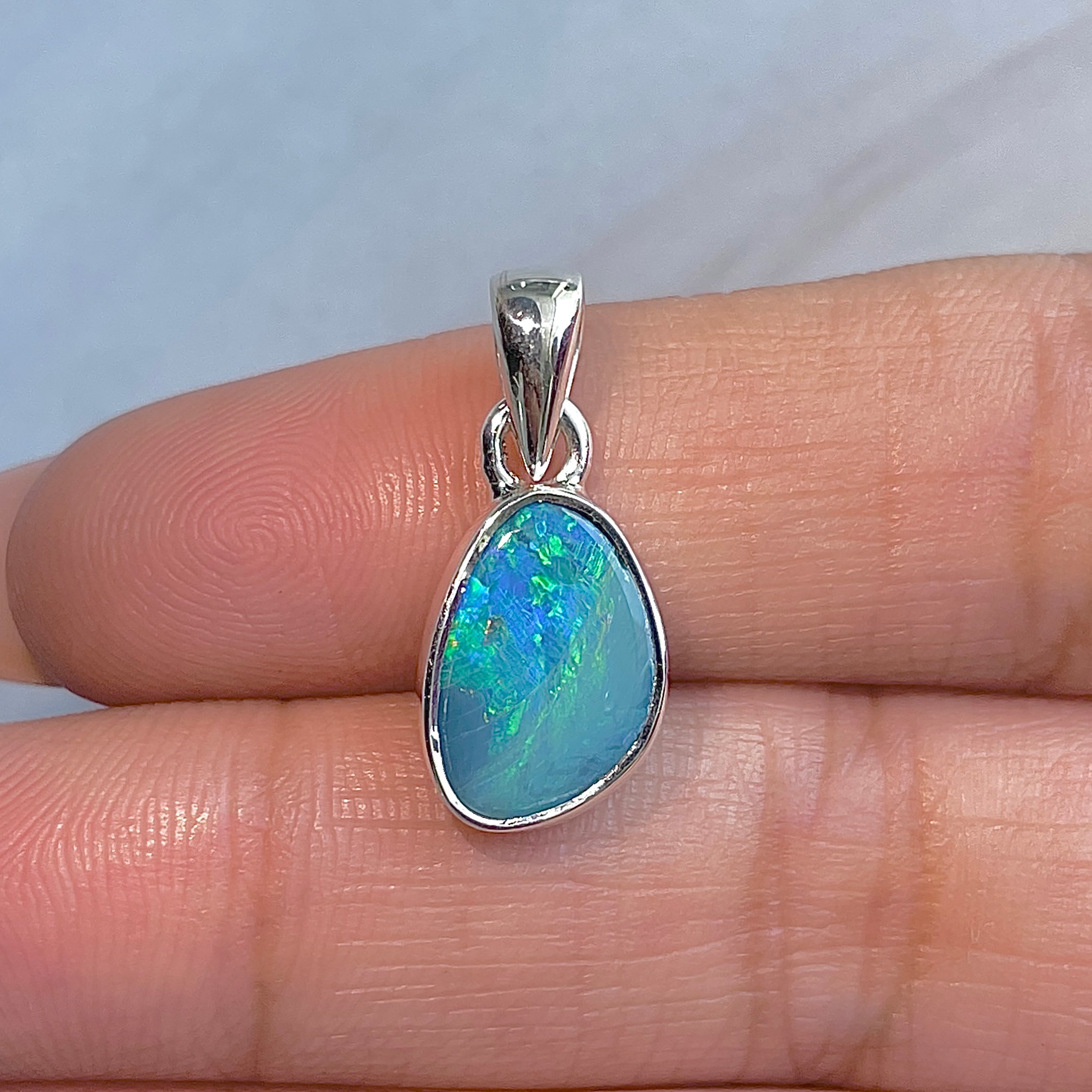 Australian Opal Pendant-(AOD-P-188.)