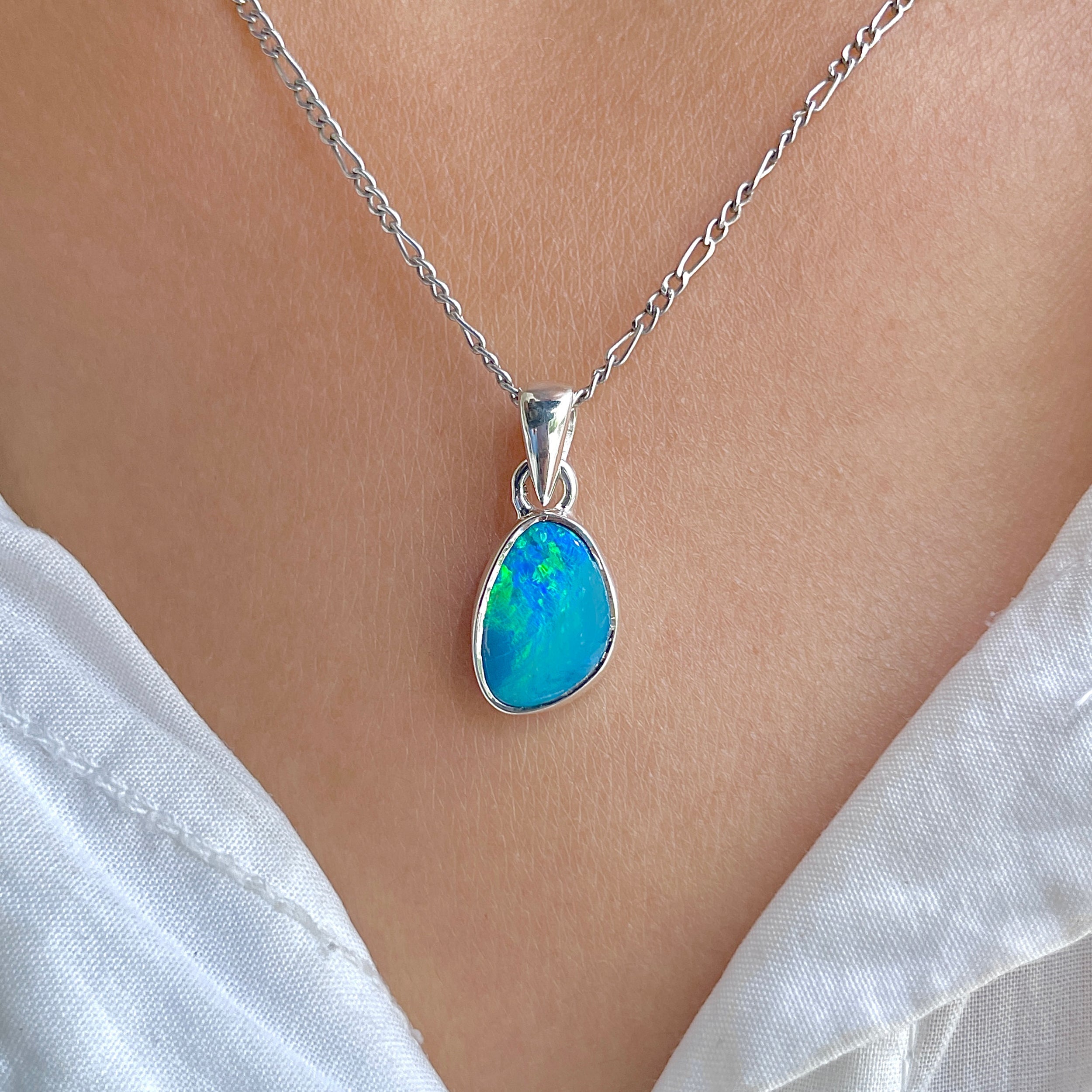 Australian Opal Pendant-(AOD-P-188.)