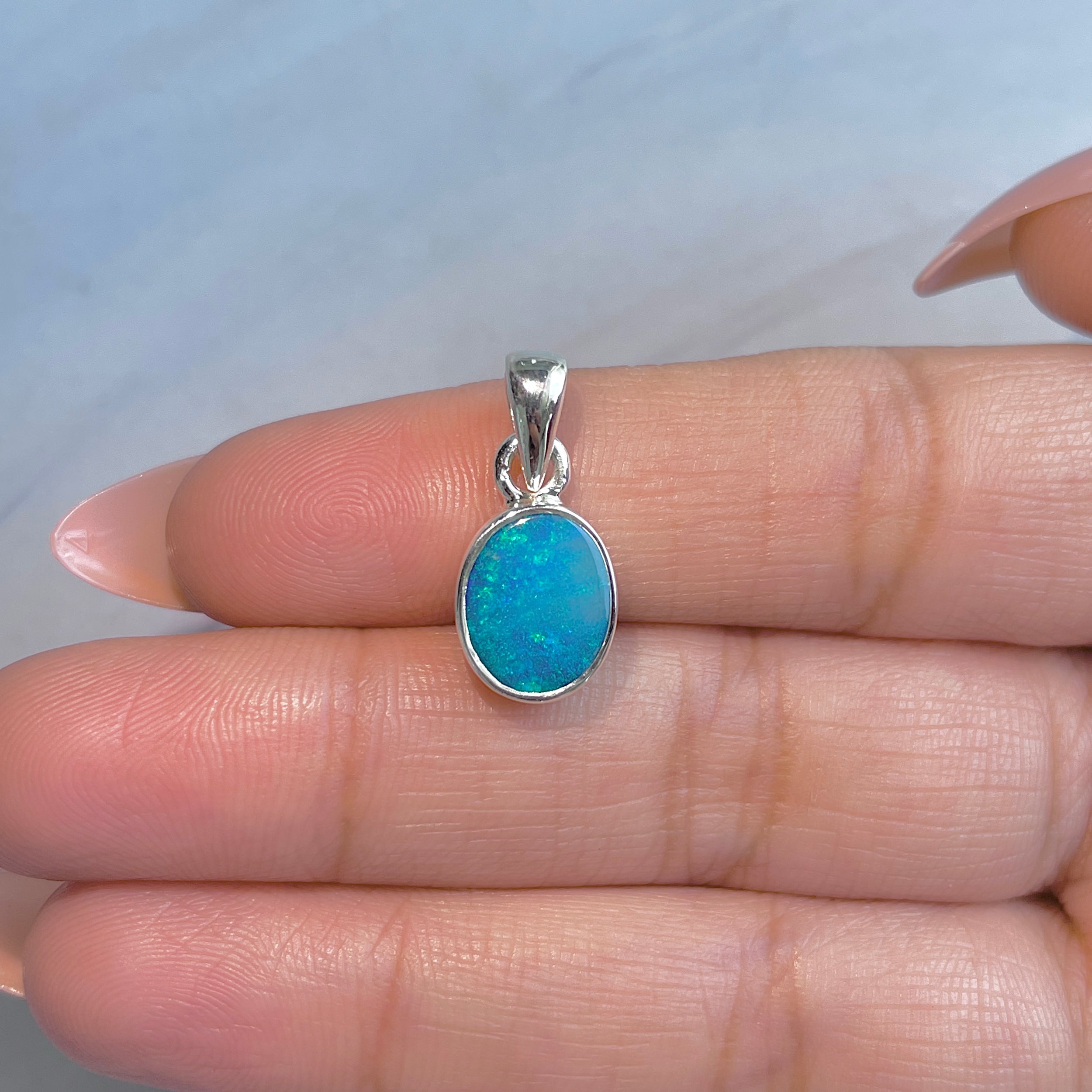 Australian Opal Pendant-(AOD-P-189.)