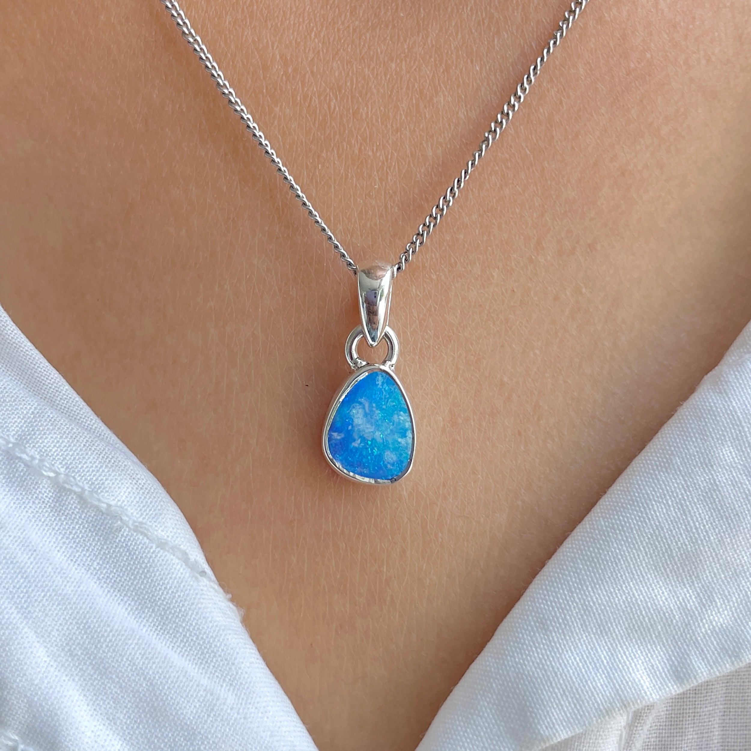 Australian Opal Pendant-(AOD-P-19.)