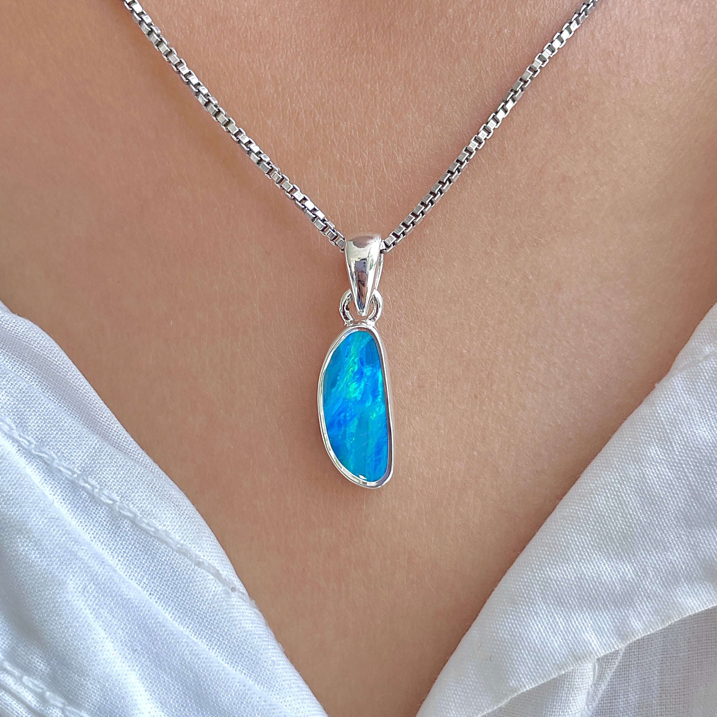 Australian Opal Pendant-(AOD-P-190.)