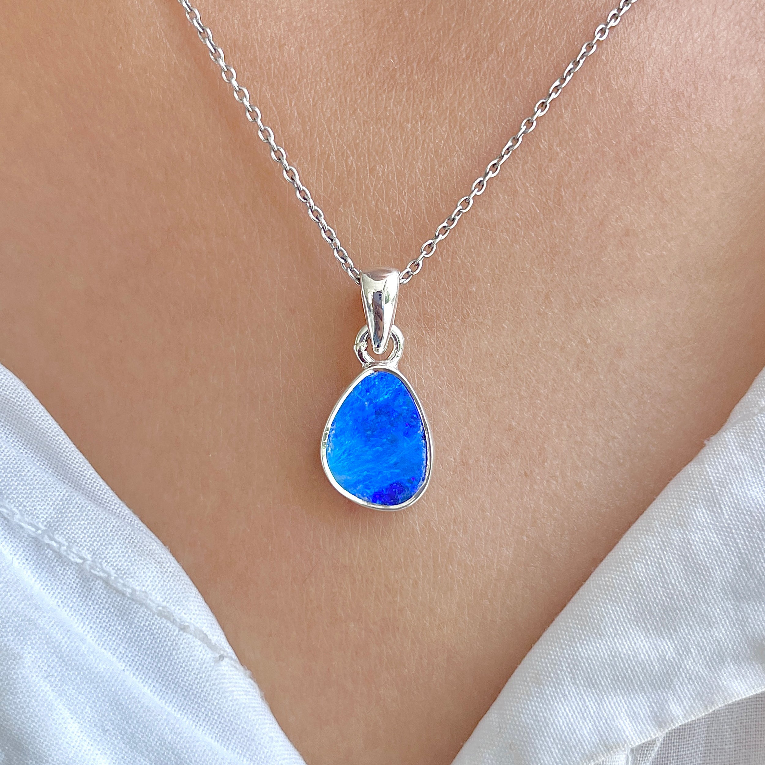 Australian Opal Pendant-(AOD-P-191.)