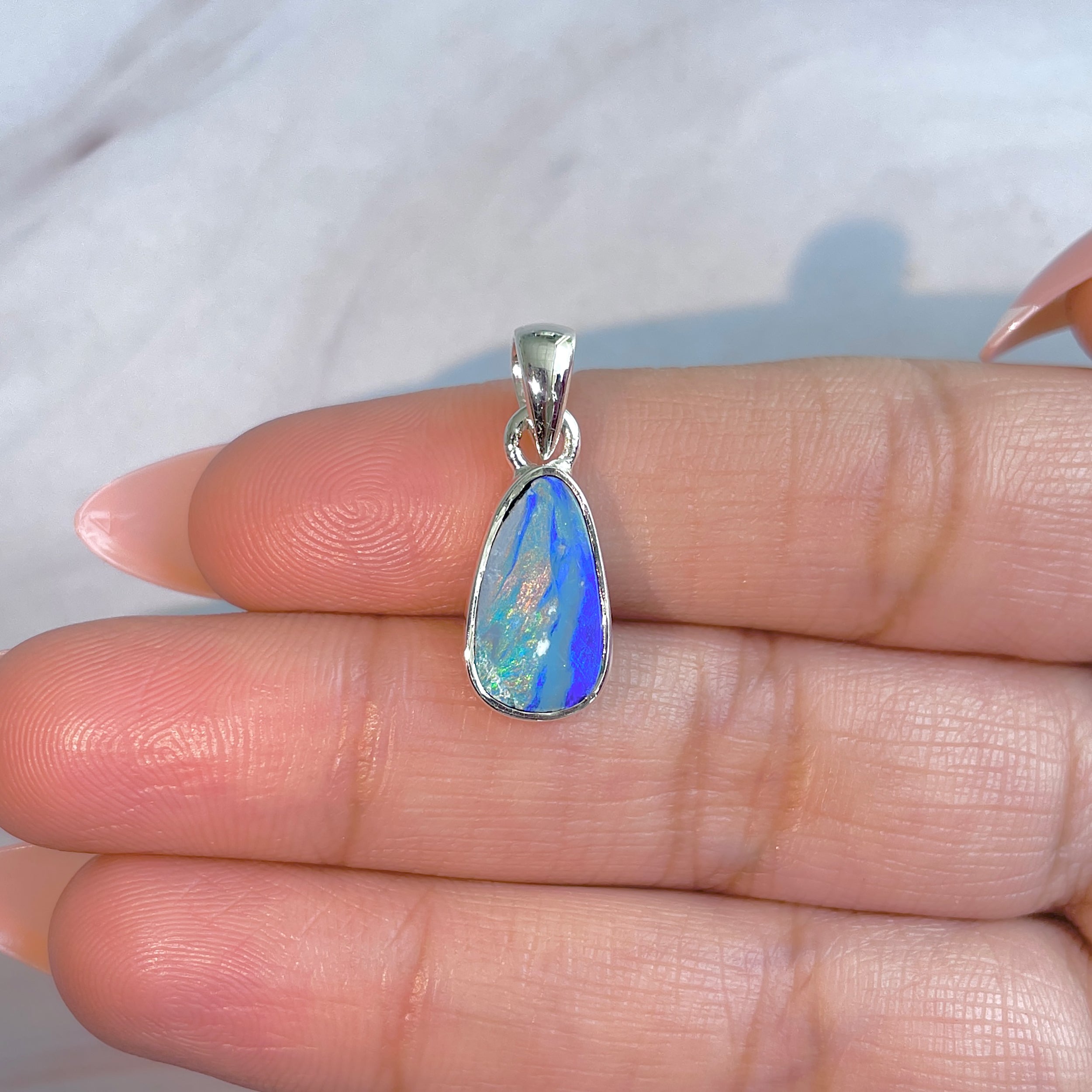 Australian Opal Pendant-(AOD-P-192.)