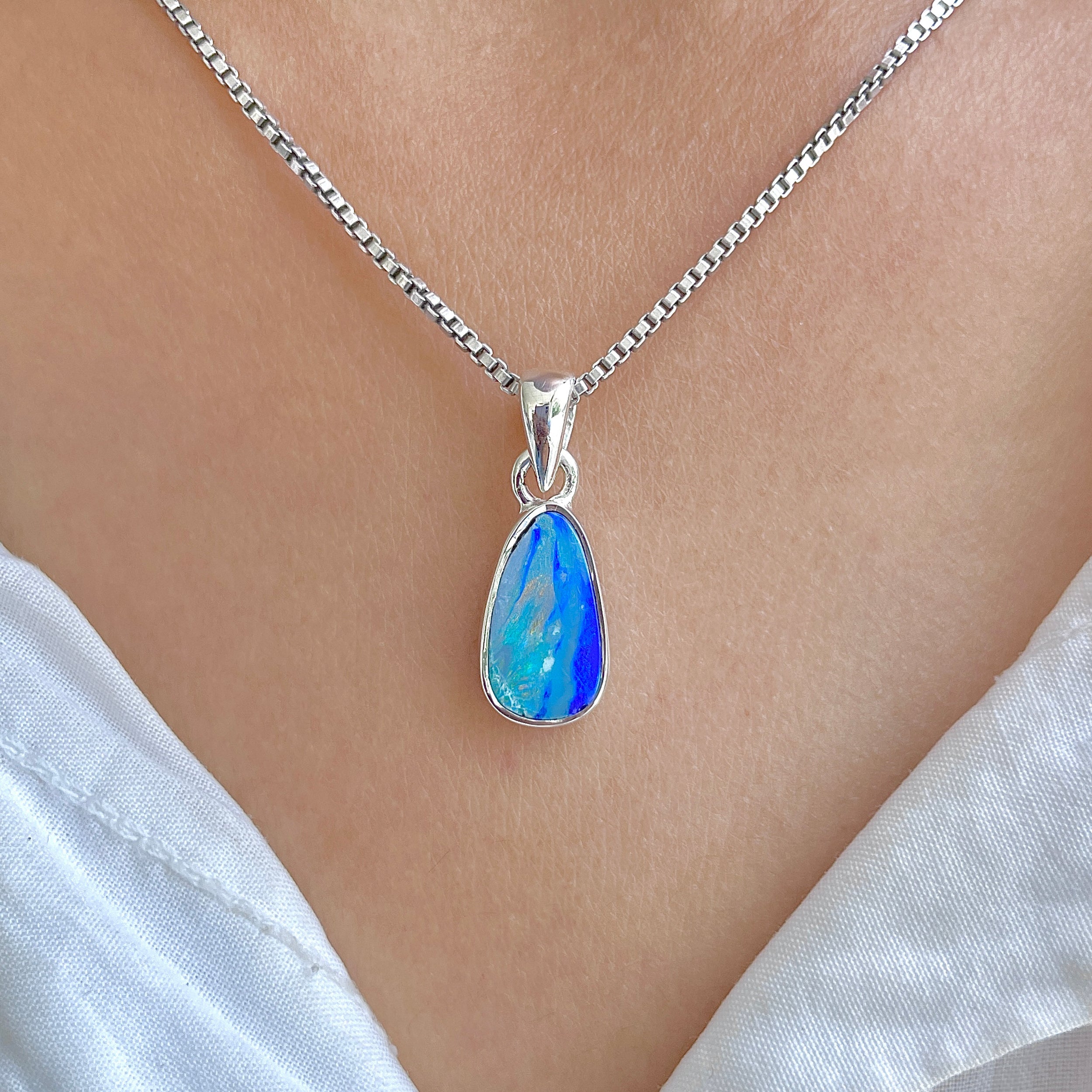 Australian Opal Pendant-(AOD-P-192.)