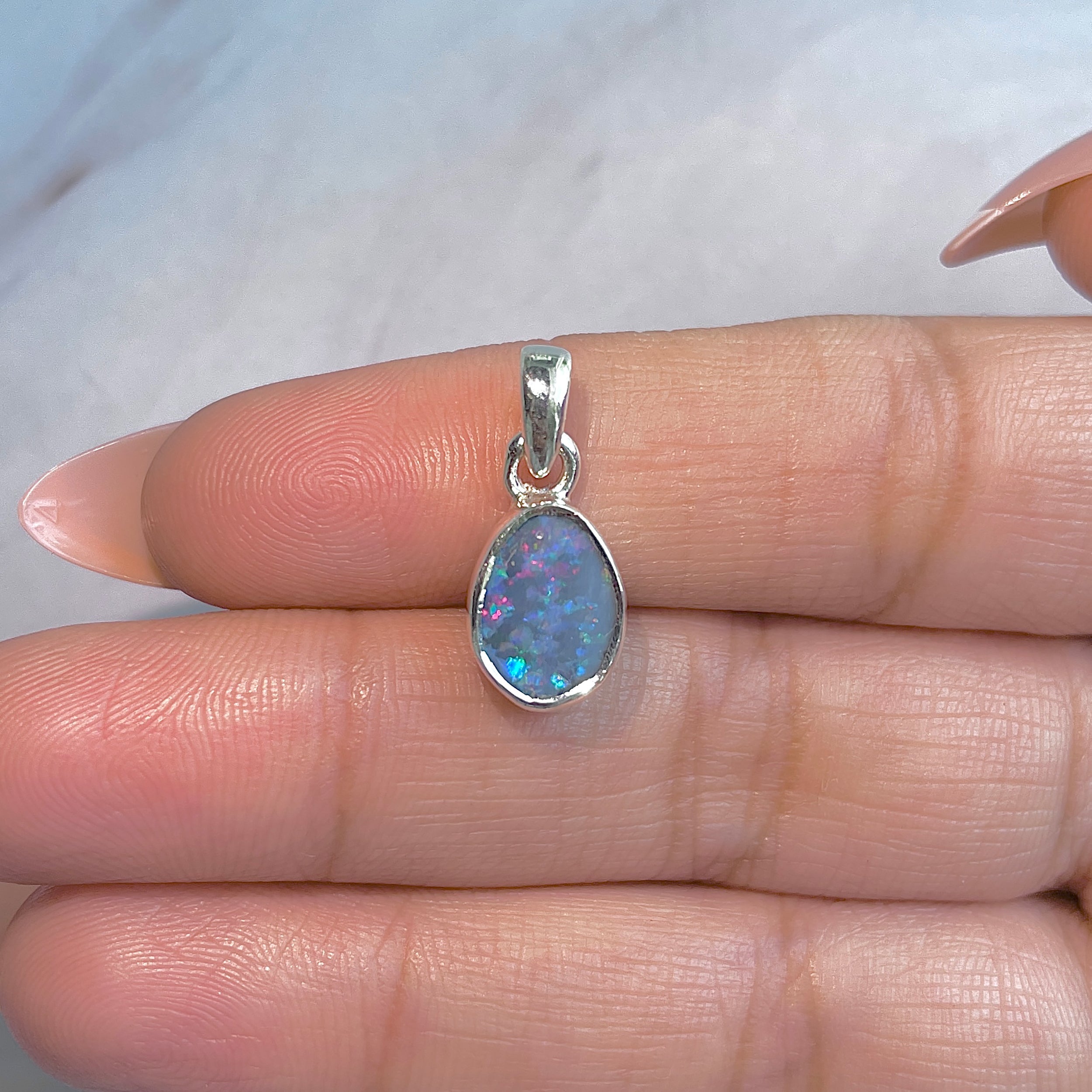 Australian Opal Pendant-(AOD-P-193.)