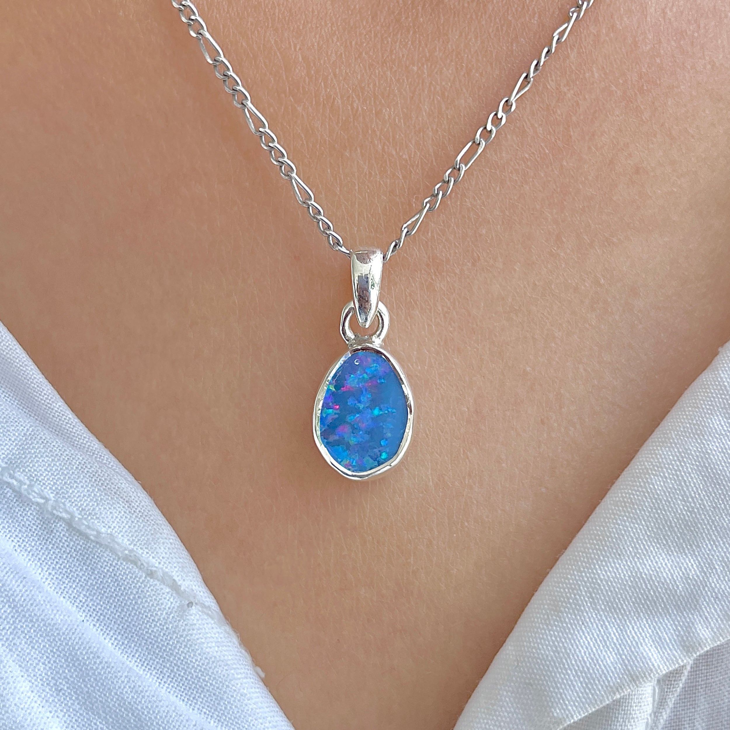 Australian Opal Pendant-(AOD-P-193.)