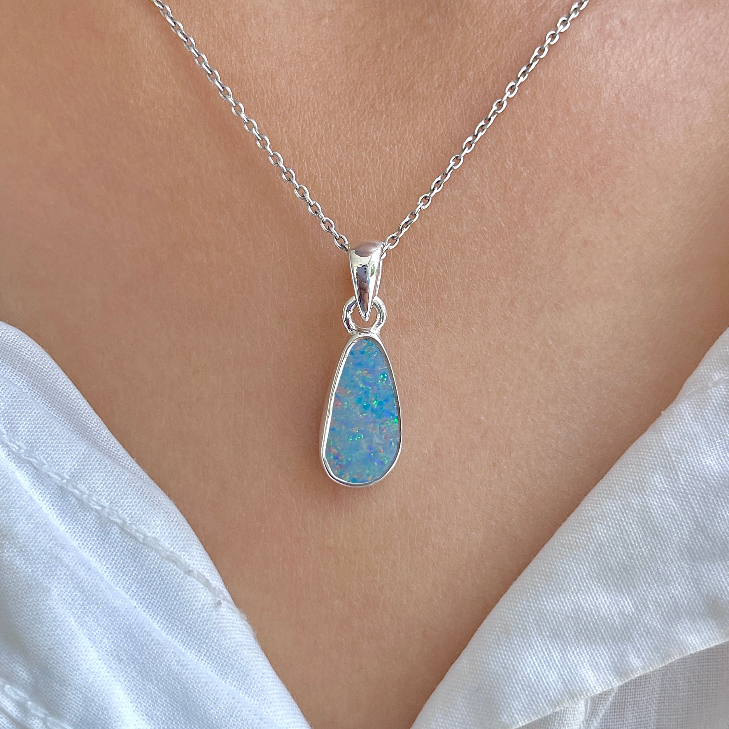 Australian Opal Pendant-(AOD-P-195.)