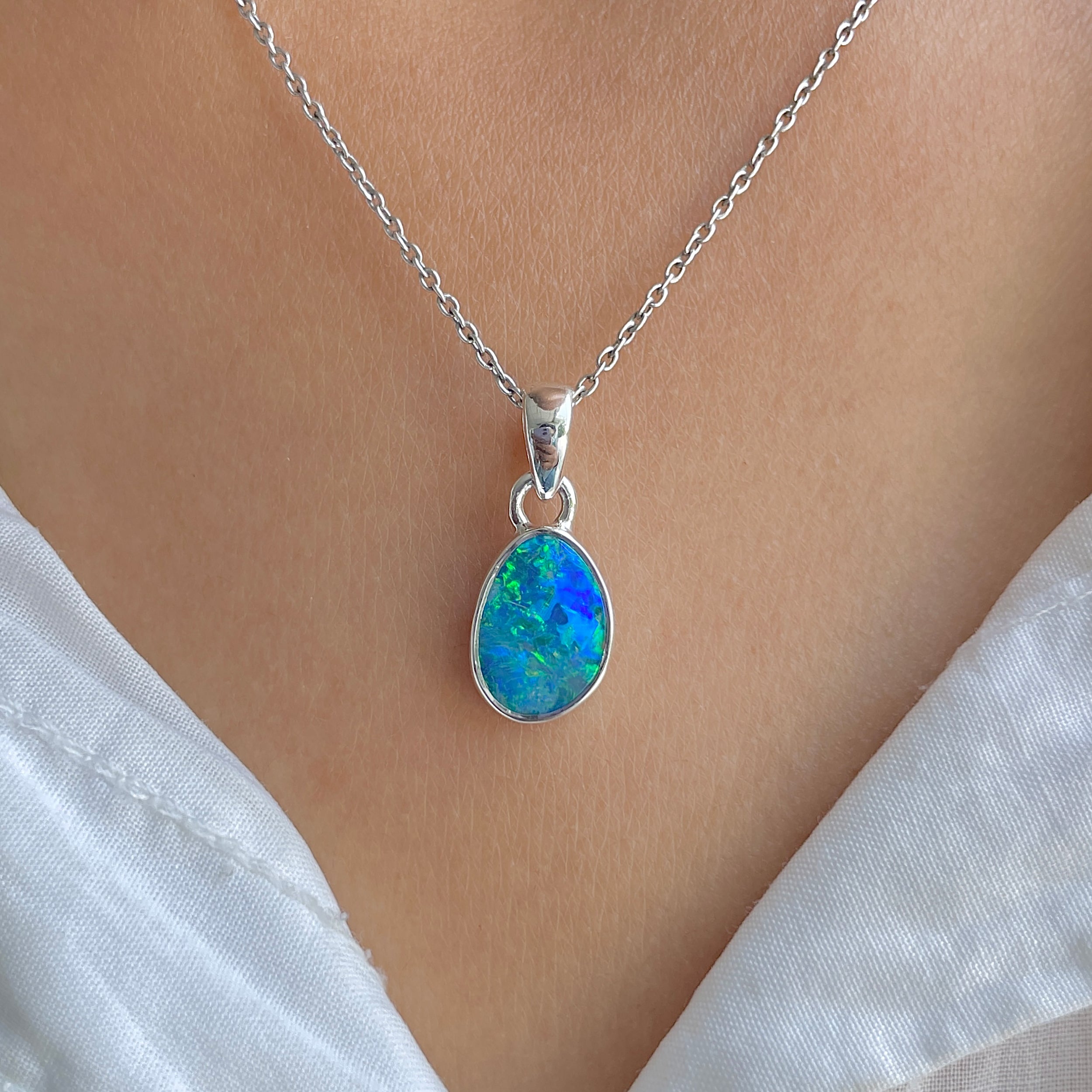 Australian Opal Pendant-(AOD-P-22.)