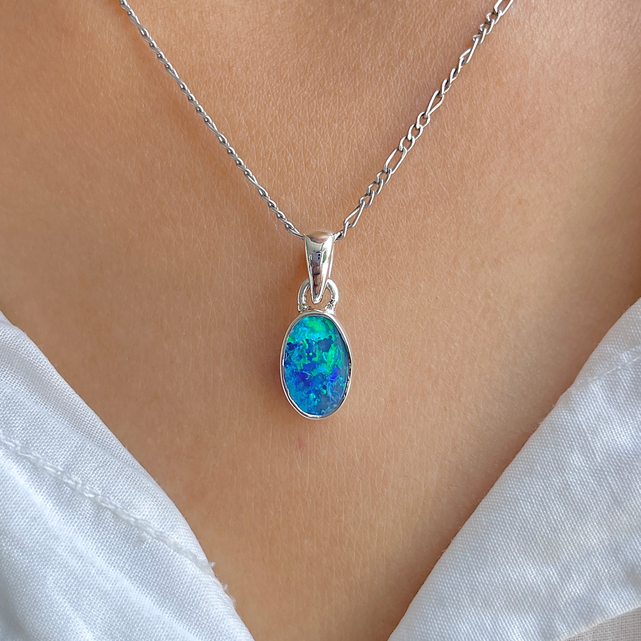 Australian Opal Pendant-(AOD-P-23.)