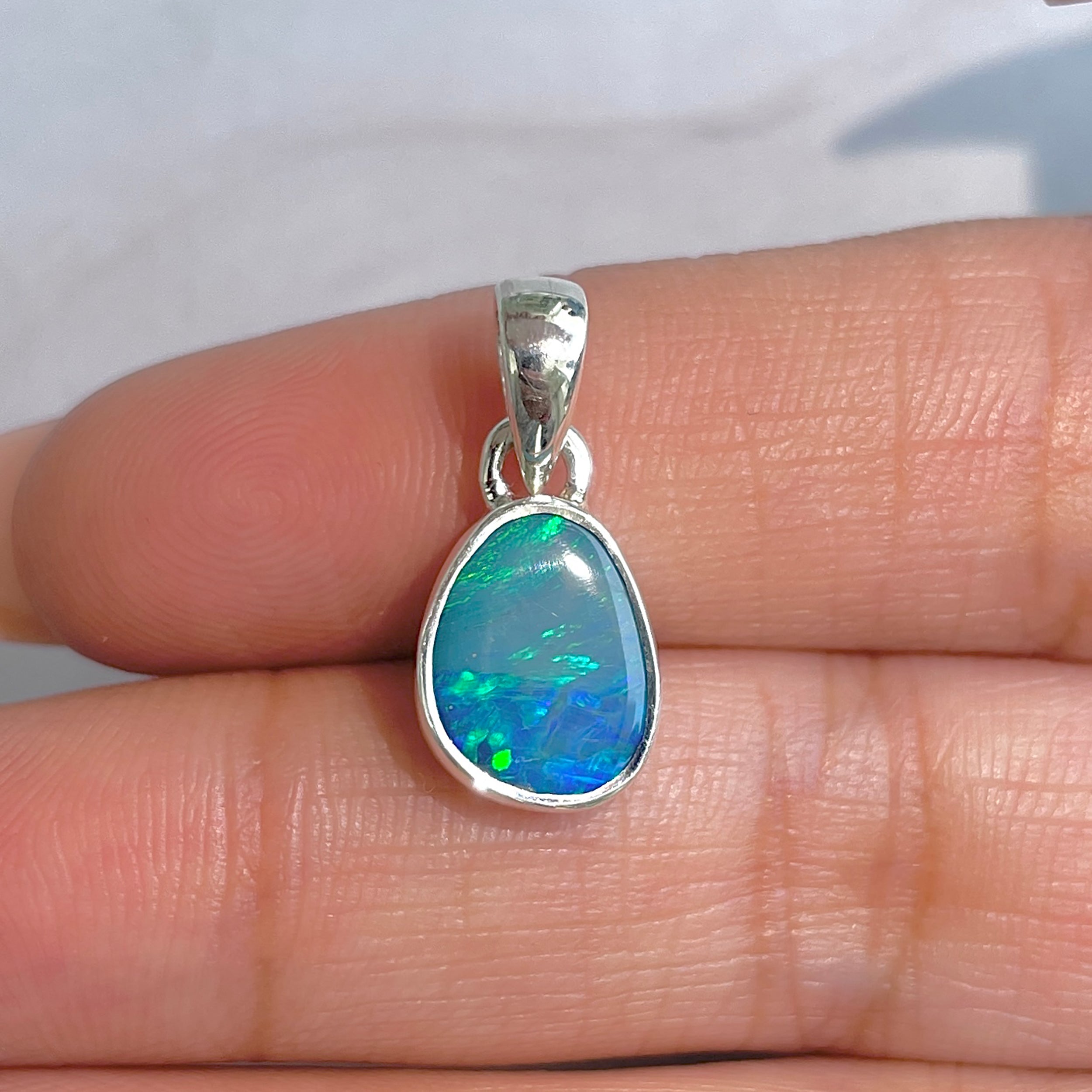 Australian Opal Pendant-(AOD-P-27.)