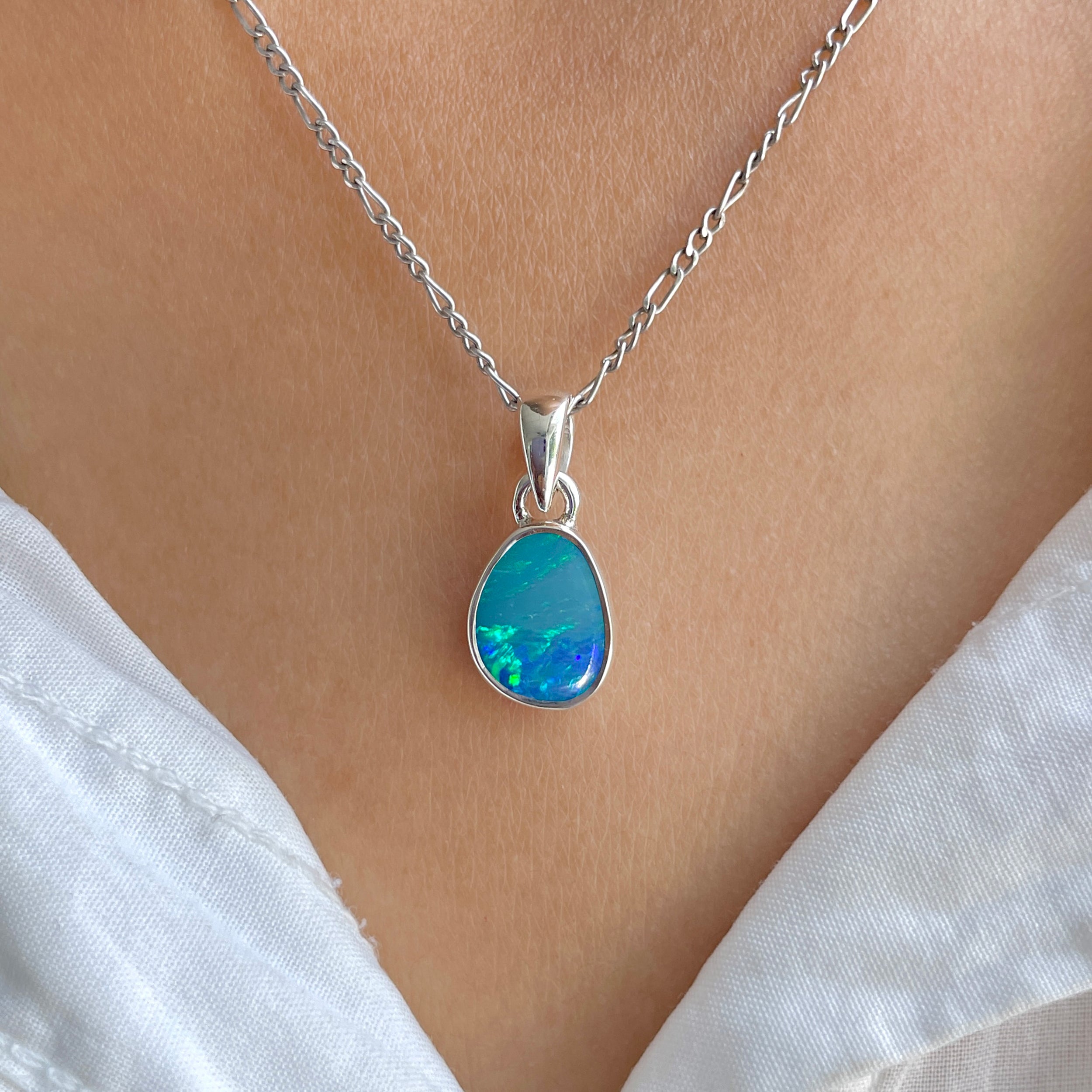 Australian Opal Pendant-(AOD-P-27.)