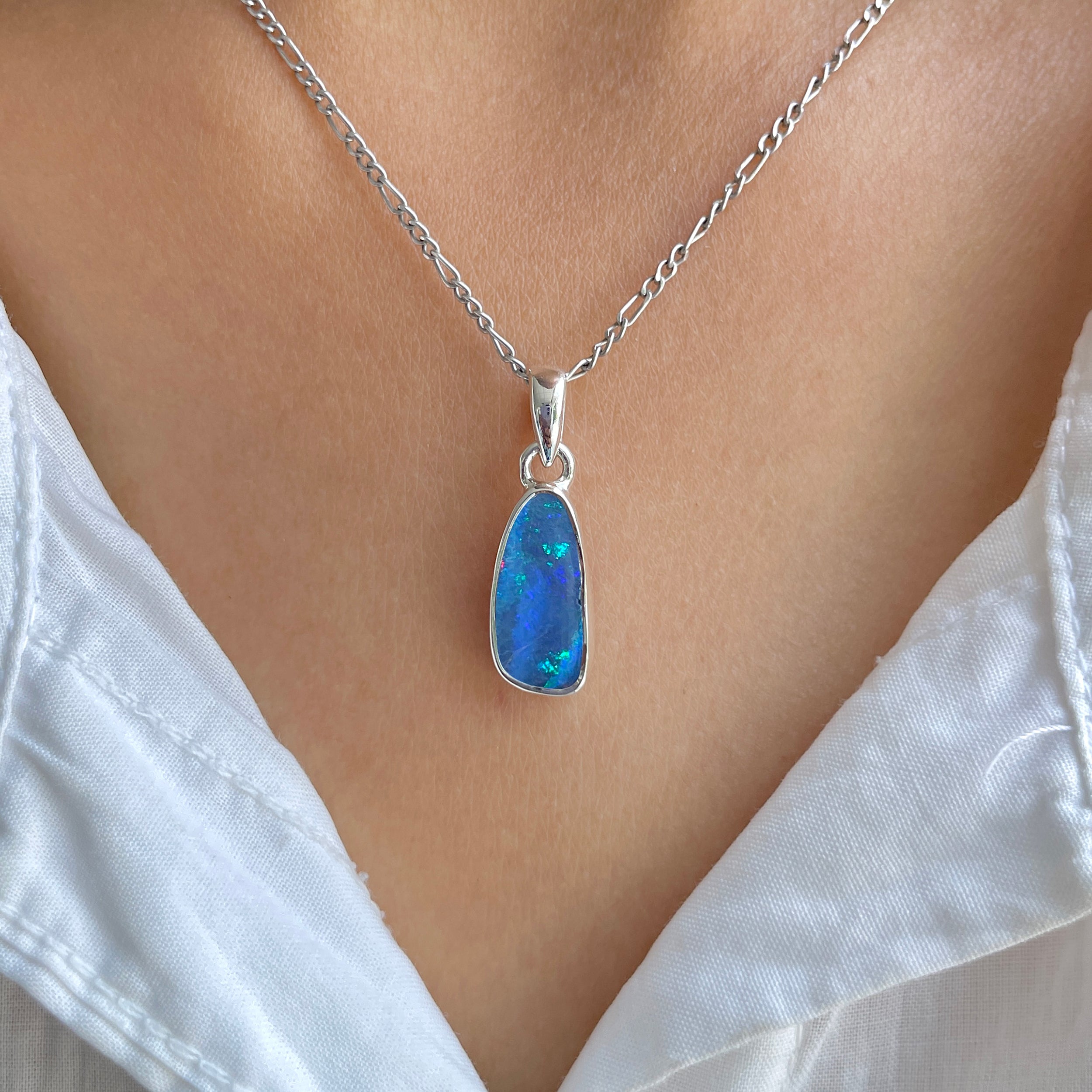 Australian Opal Pendant-(AOD-P-3.)