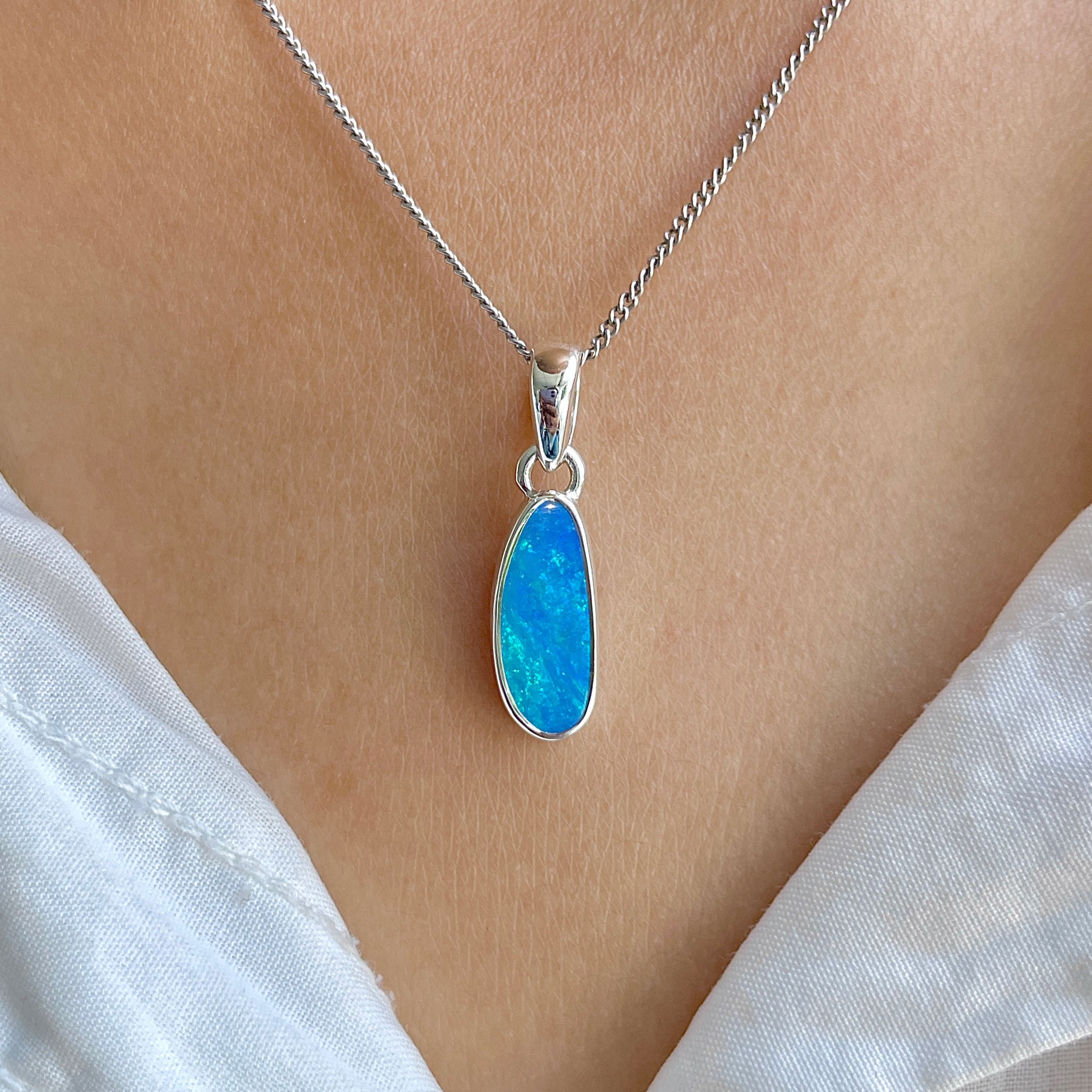 Australian Opal Pendant-(AOD-P-34.)