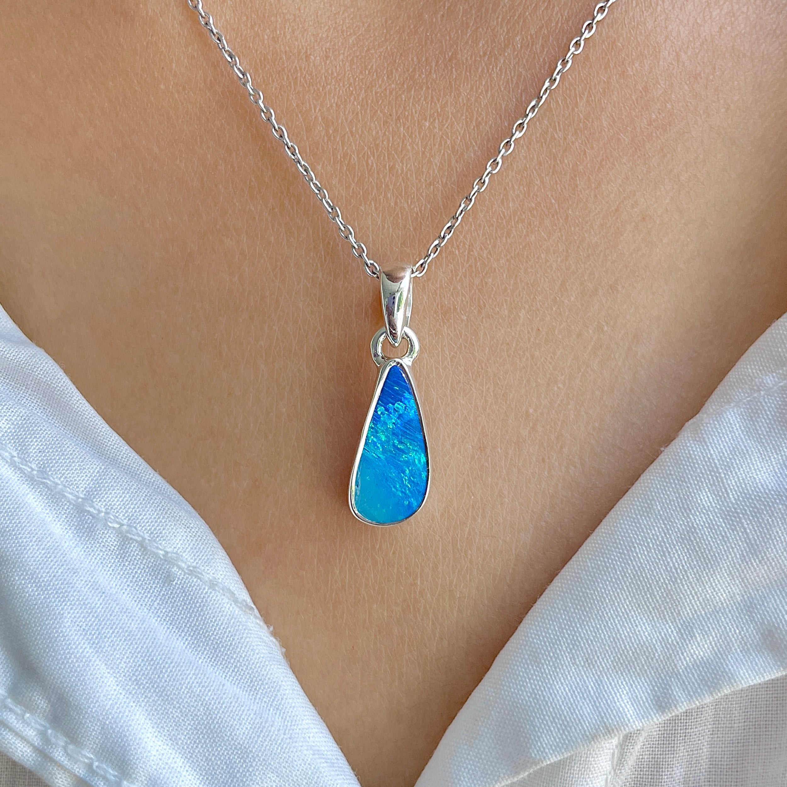 Australian Opal Pendant-(AOD-P-37.)