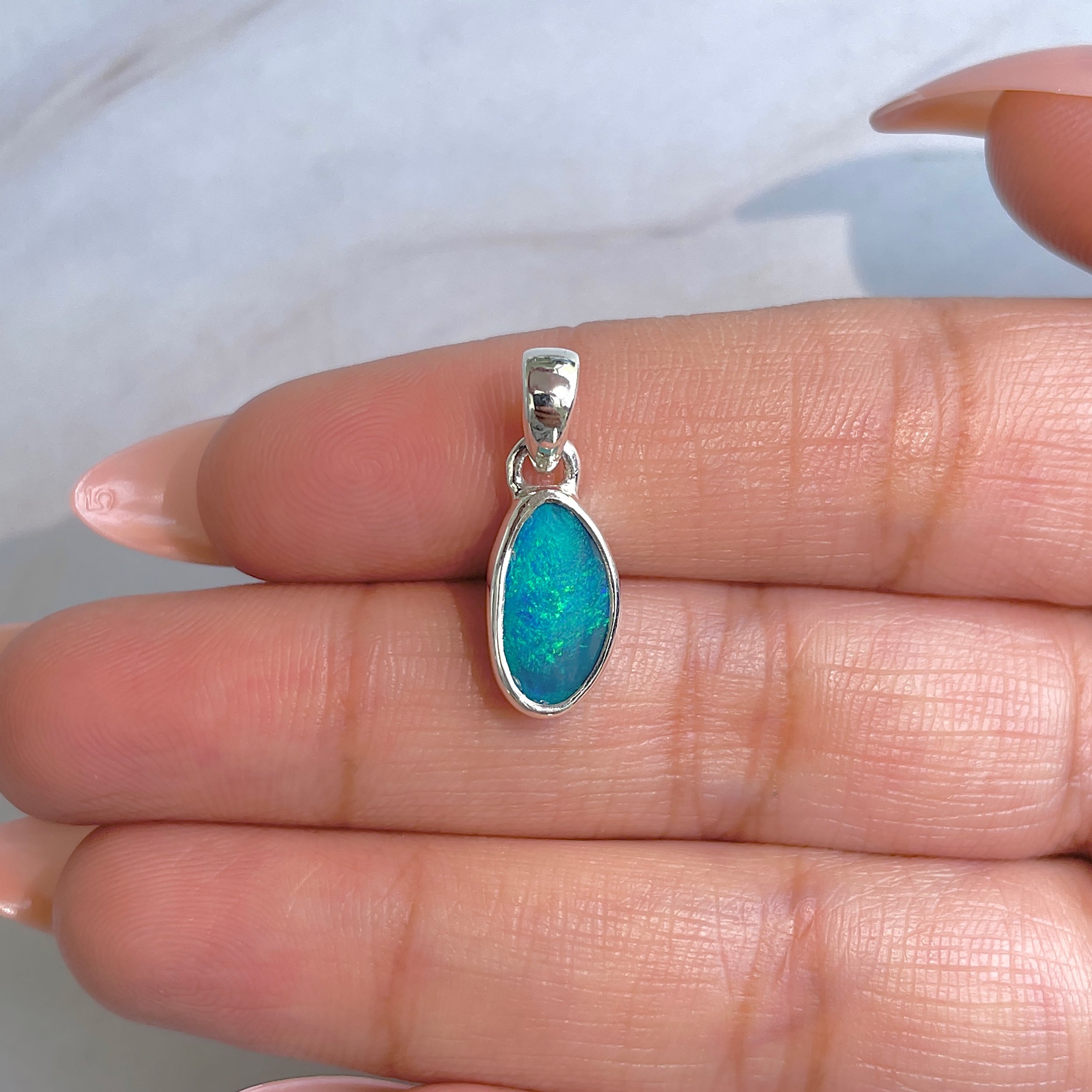 Australian Opal Pendant-(AOD-P-39.)