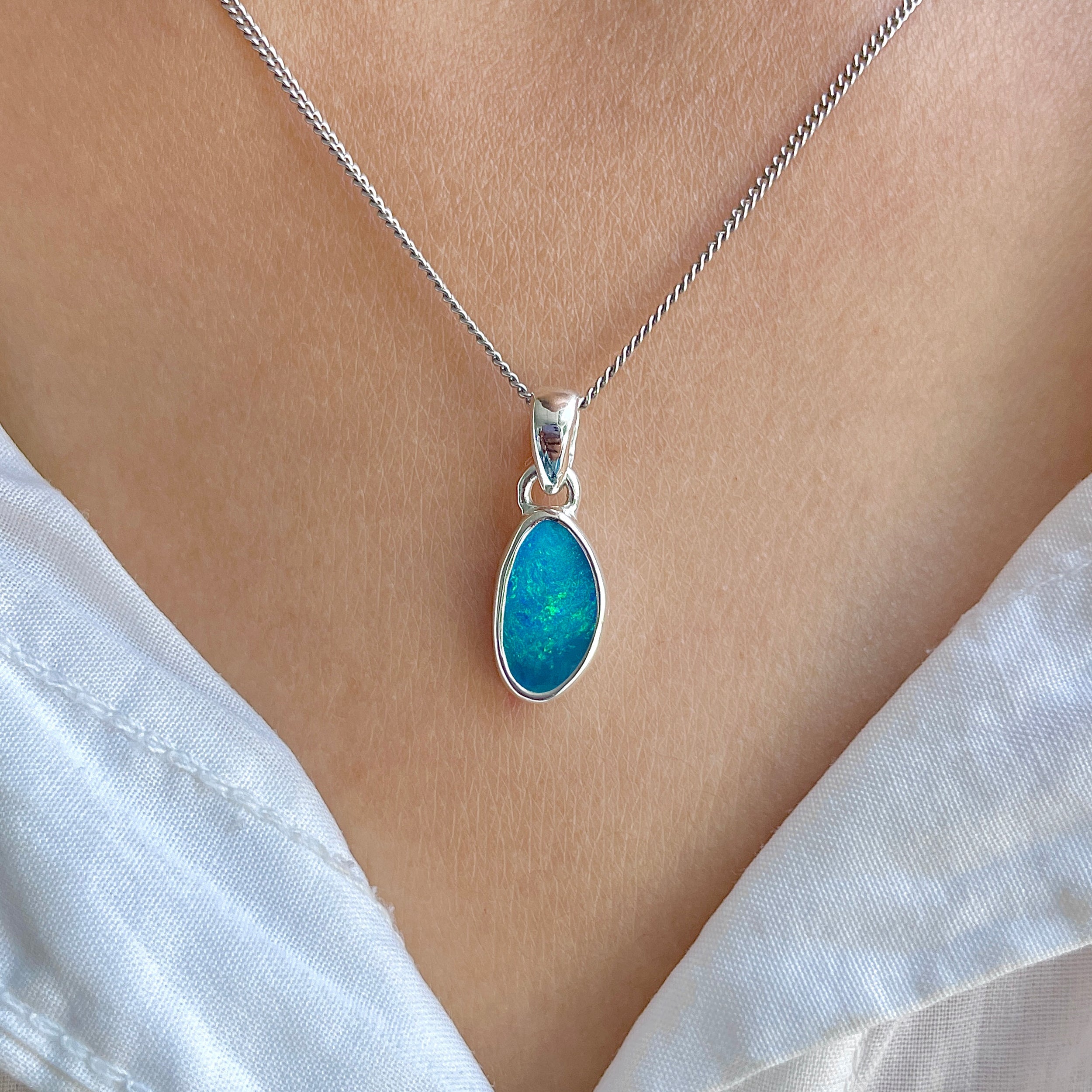 Australian Opal Pendant-(AOD-P-39.)