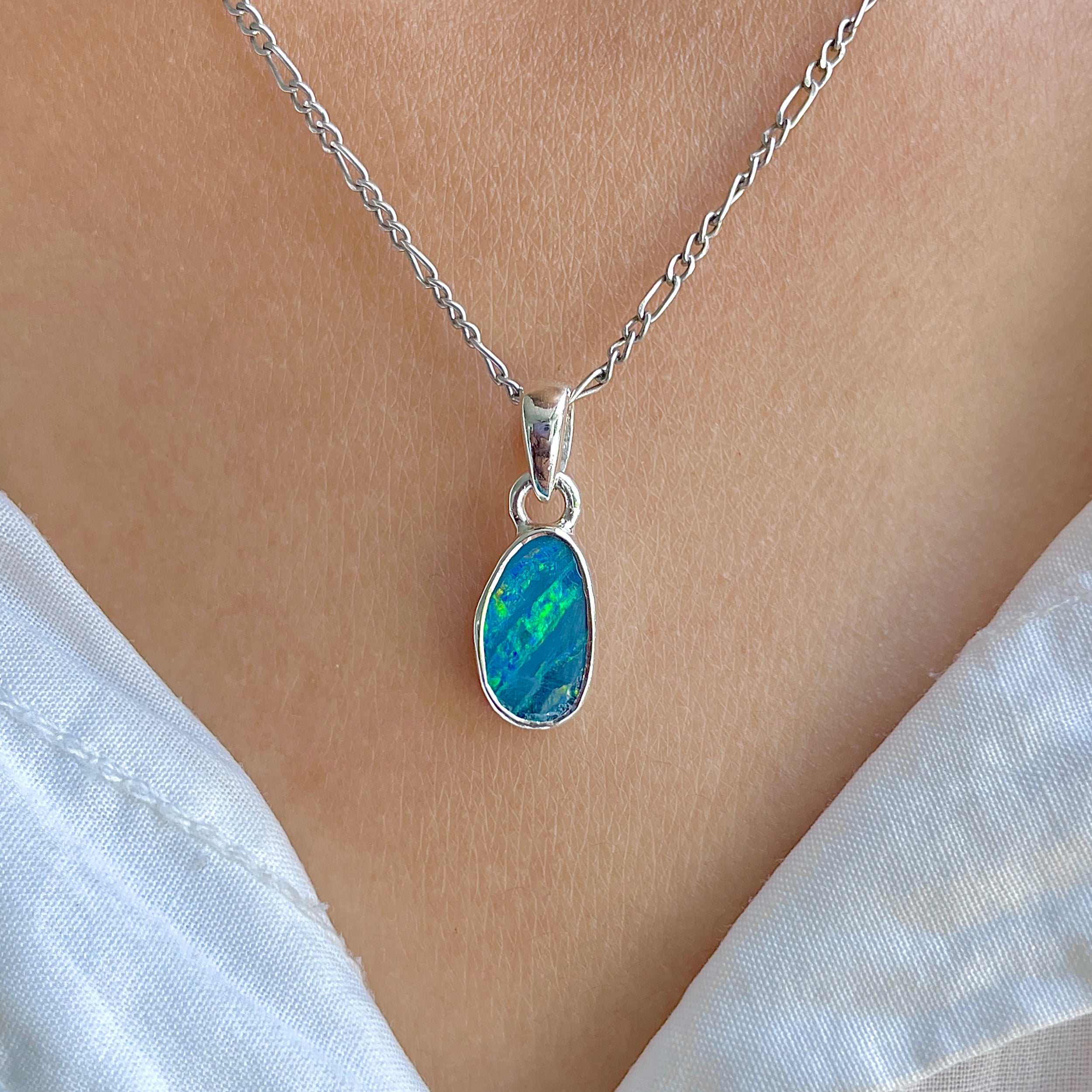 Australian Opal Pendant-(AOD-P-40.)