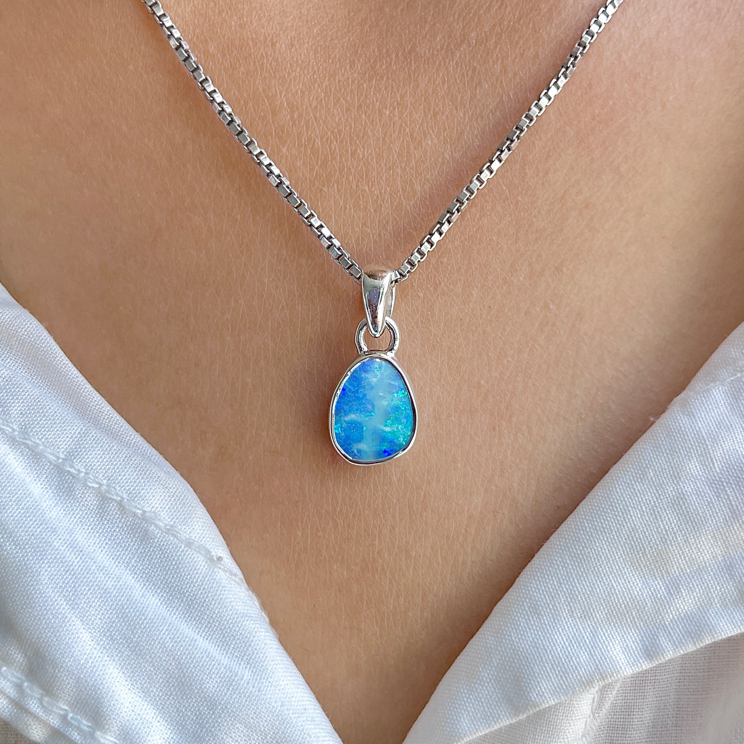 Australian Opal Pendant-(AOD-P-41.)