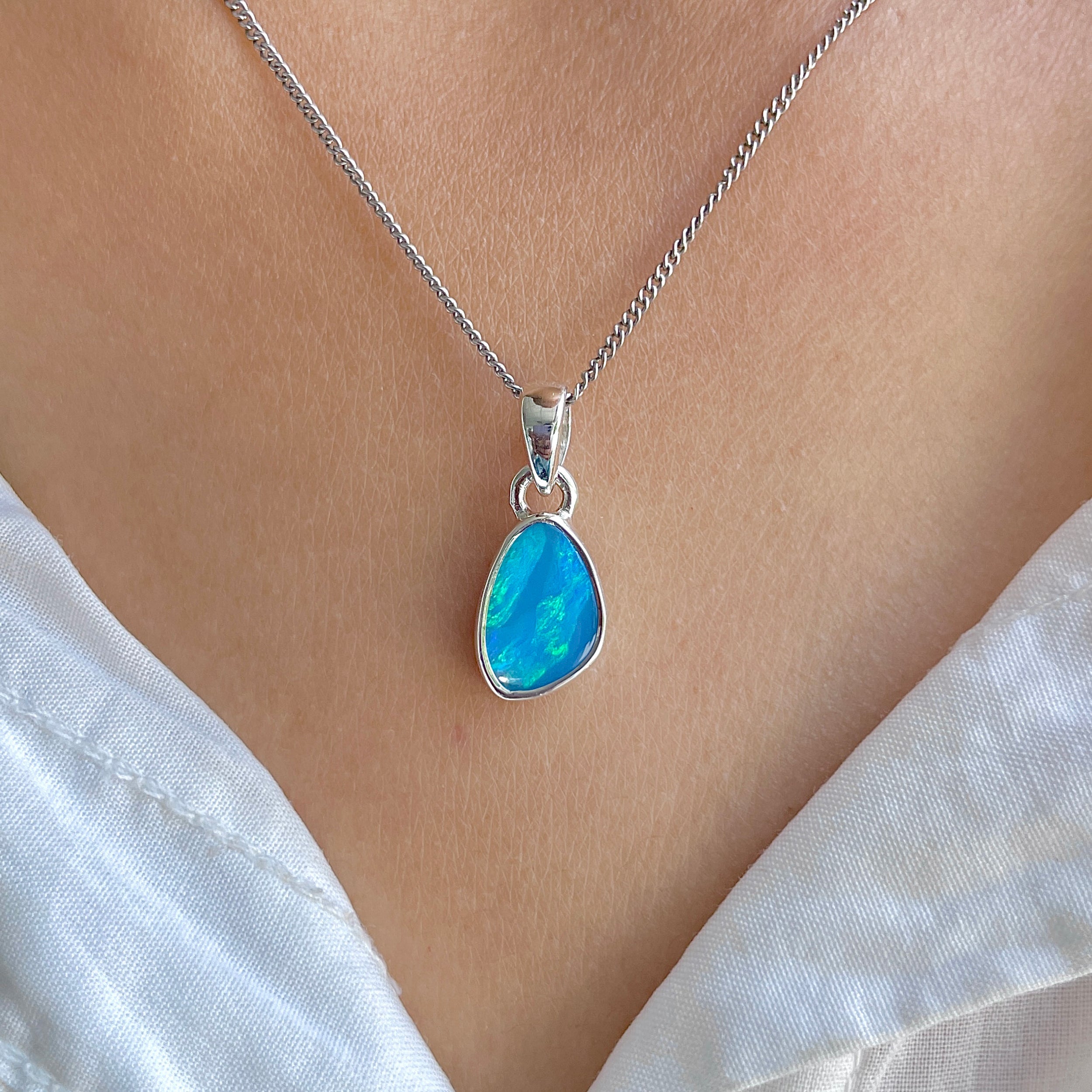 Australian Opal Pendant-(AOD-P-43.)