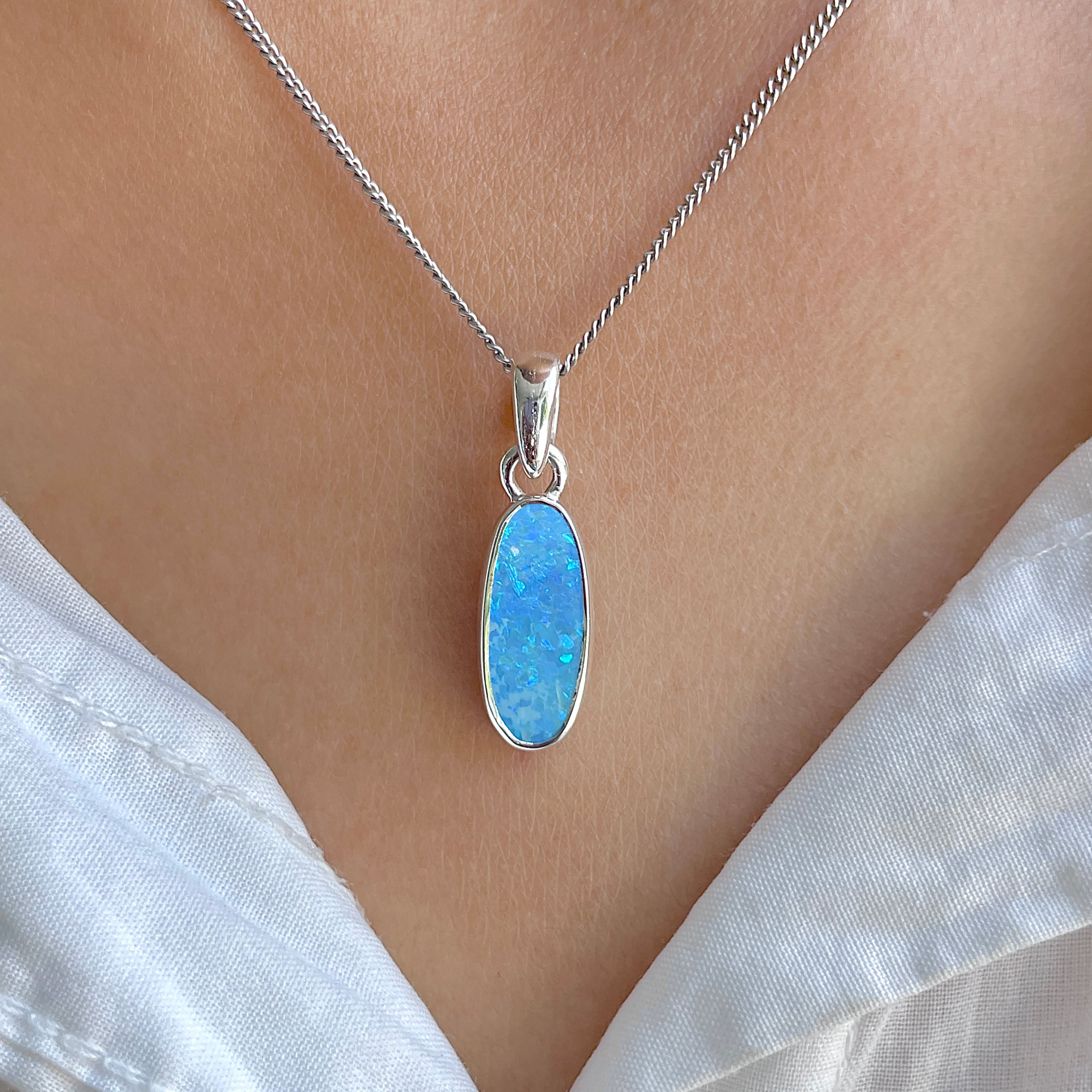 Australian Opal Pendant-(AOD-P-46.)