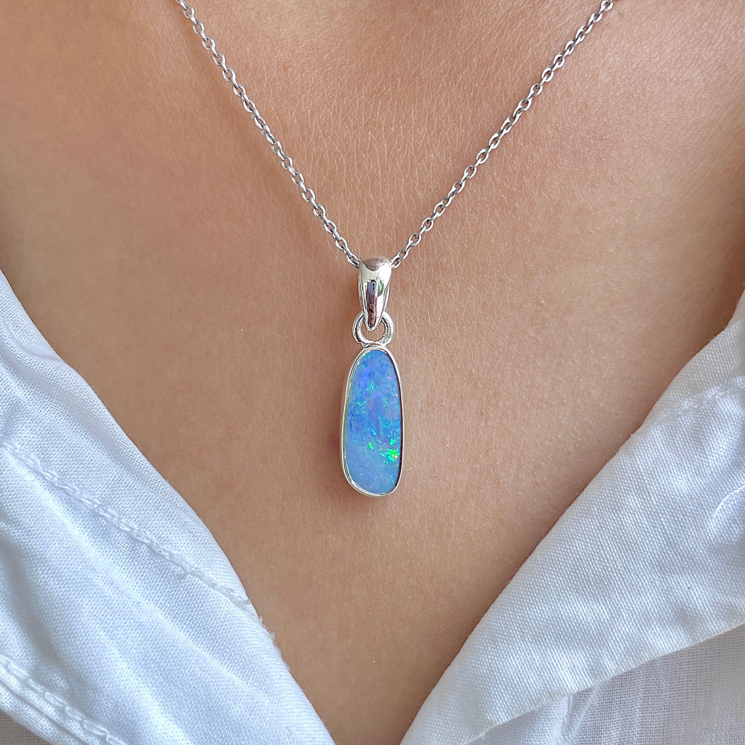 Australian Opal Pendant-(AOD-P-51.)