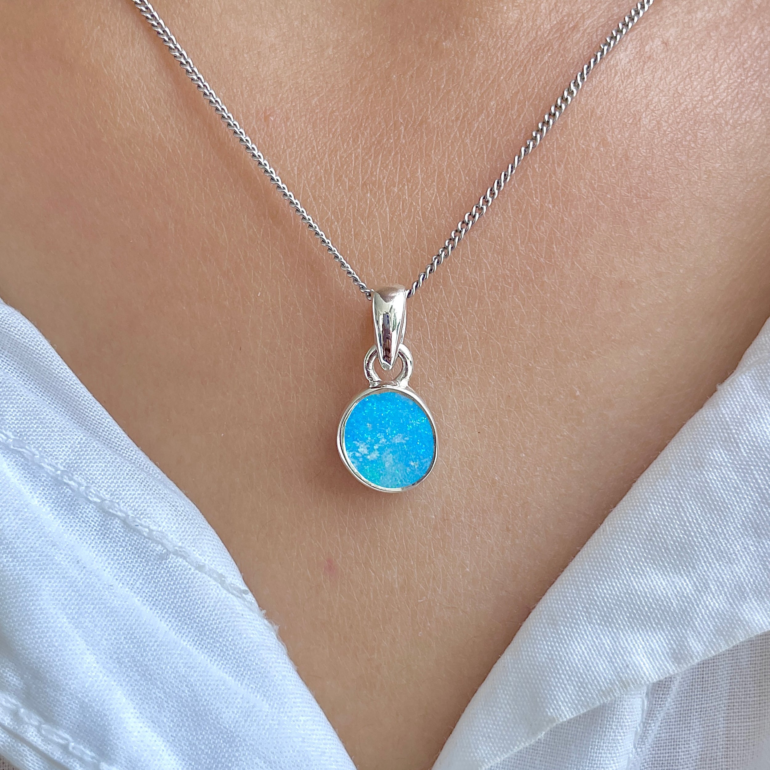 Australian Opal Pendant-(AOD-P-52.)