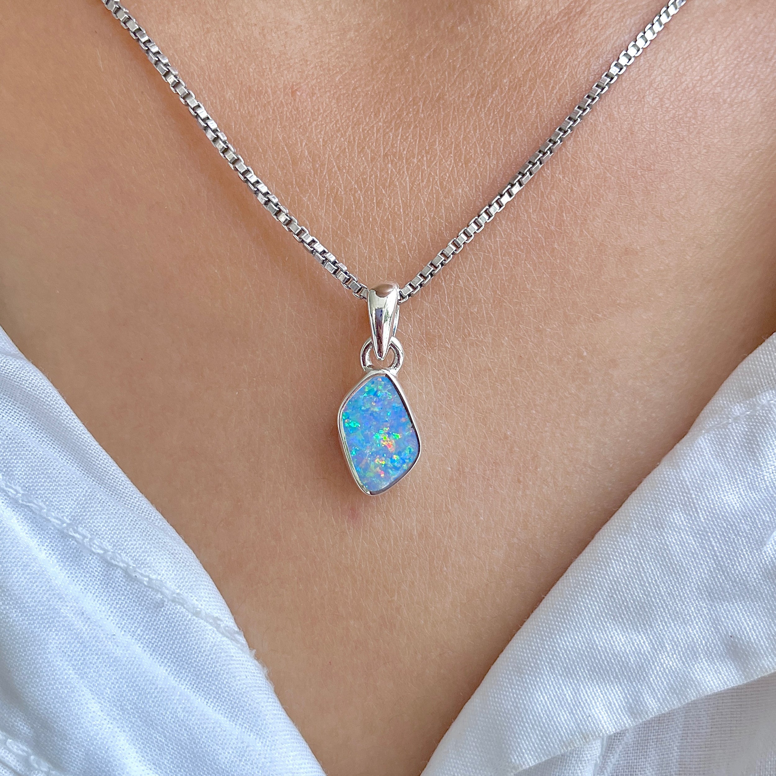 Australian Opal Pendant-(AOD-P-53.)