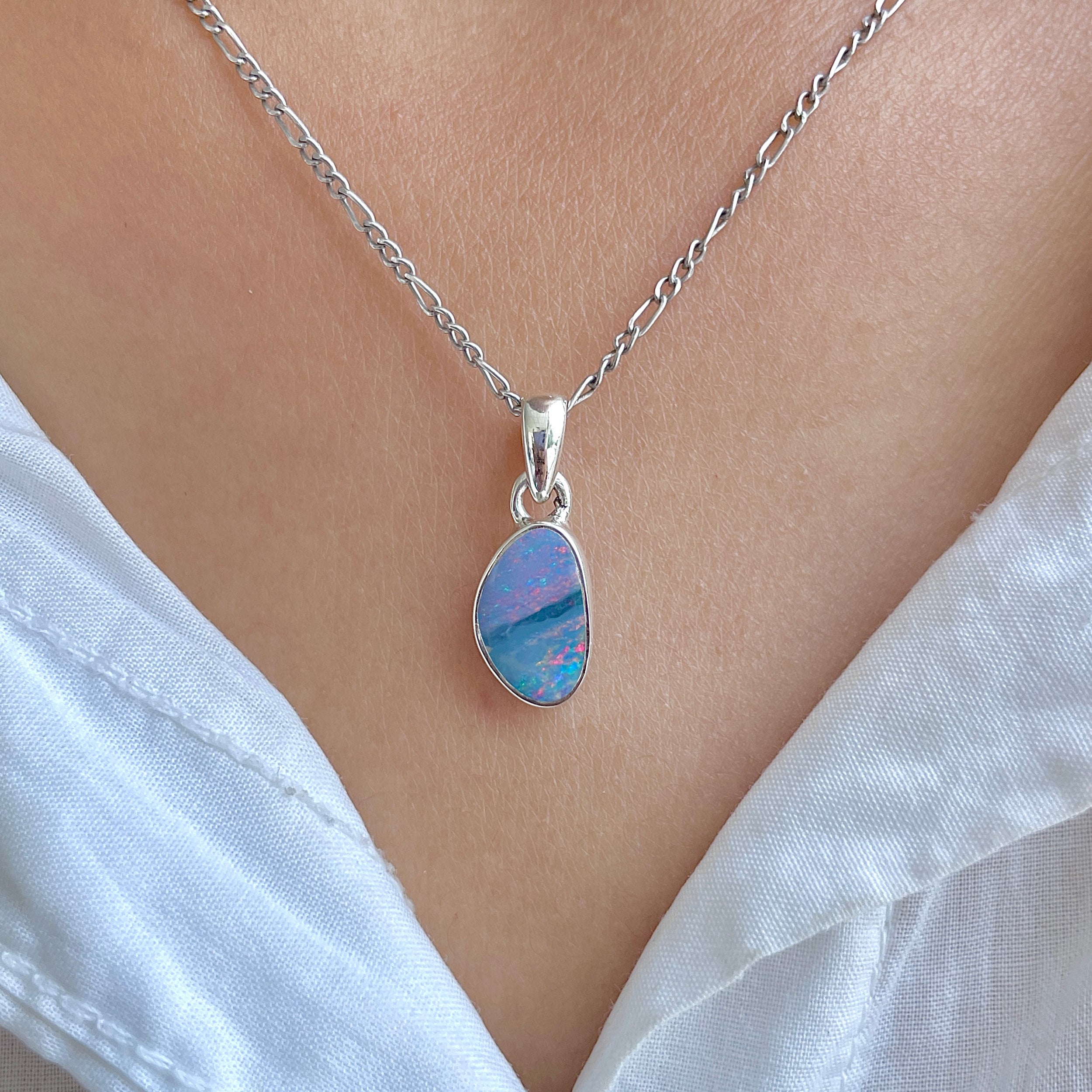 Australian Opal Pendant-(AOD-P-57.)