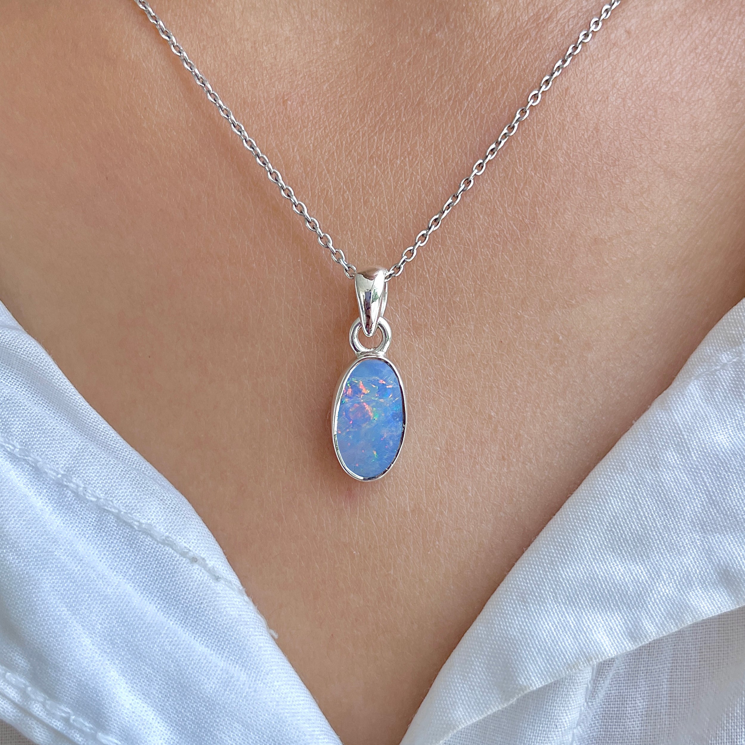 Australian Opal Pendant-(AOD-P-58.)