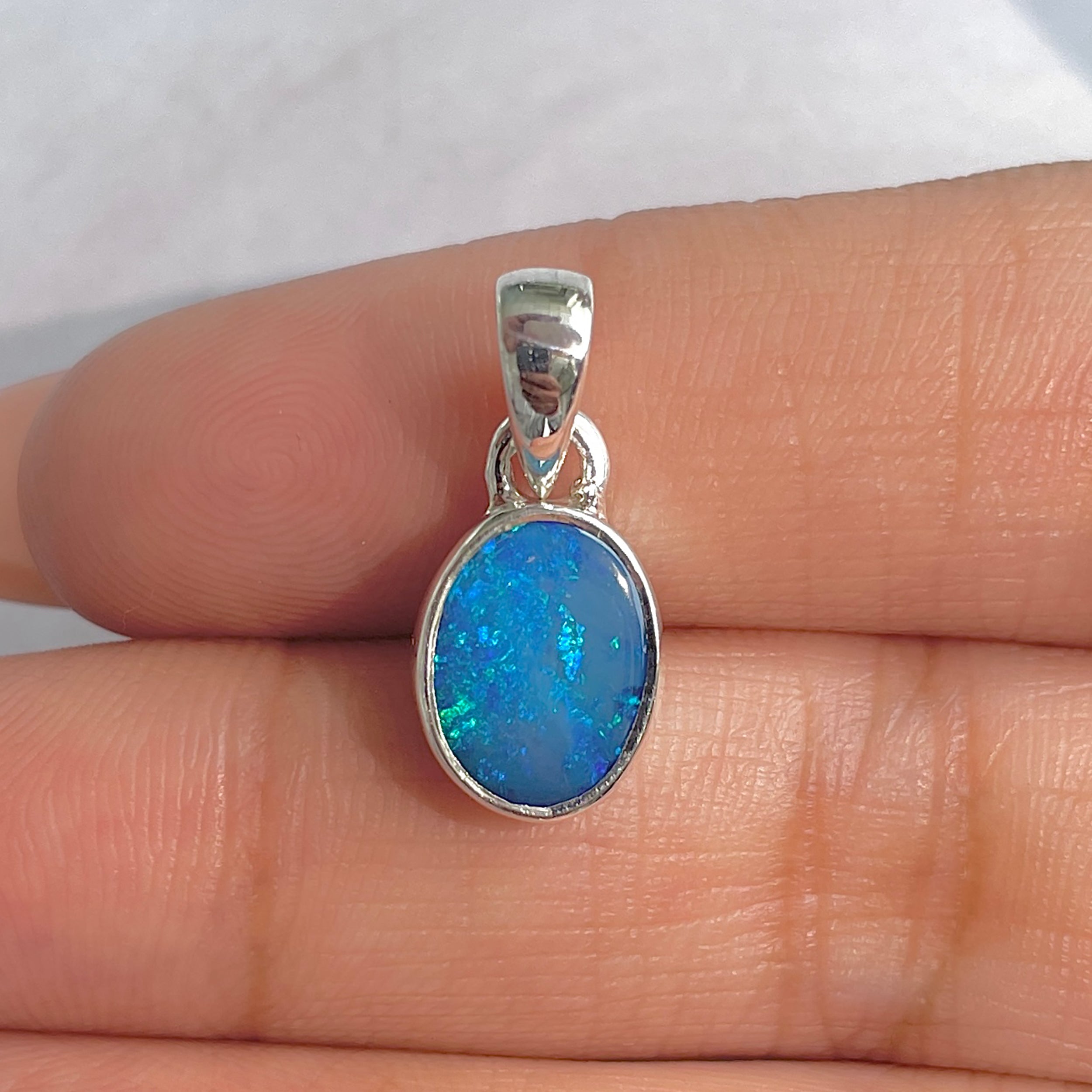 Australian Opal Pendant-(AOD-P-6.)