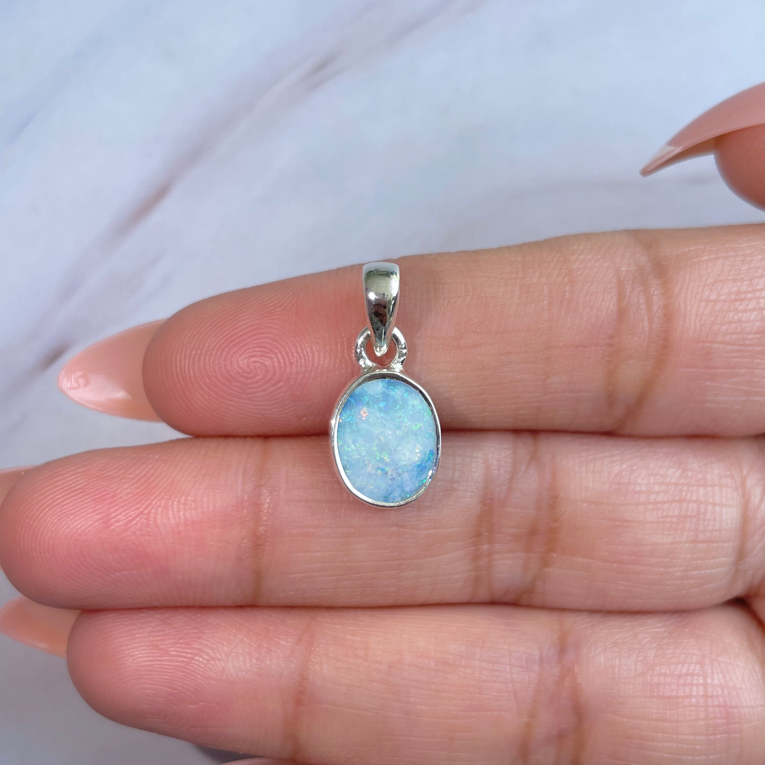 Australian Opal Pendant-(AOD-P-61.)