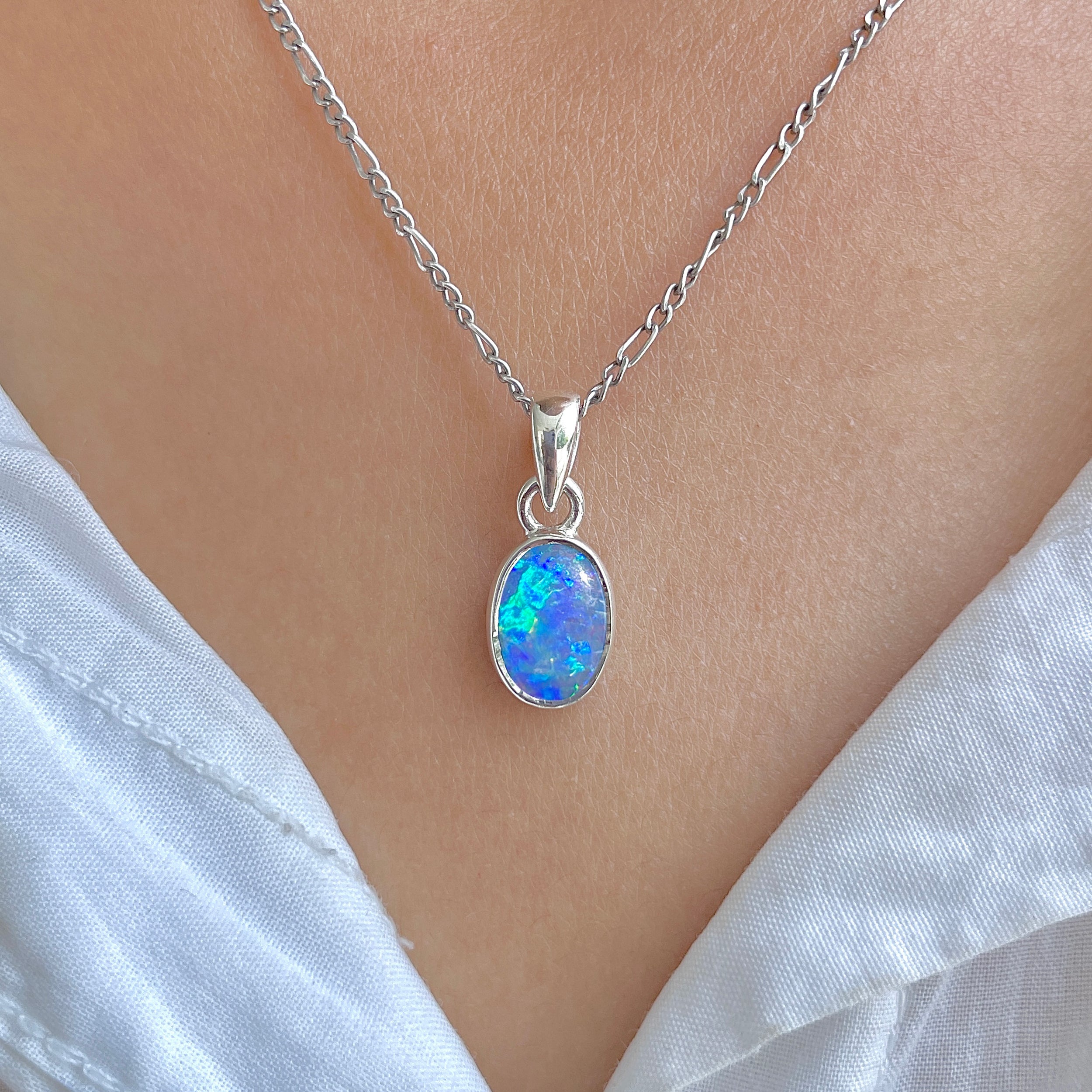 Australian Opal Pendant-(AOD-P-63.)