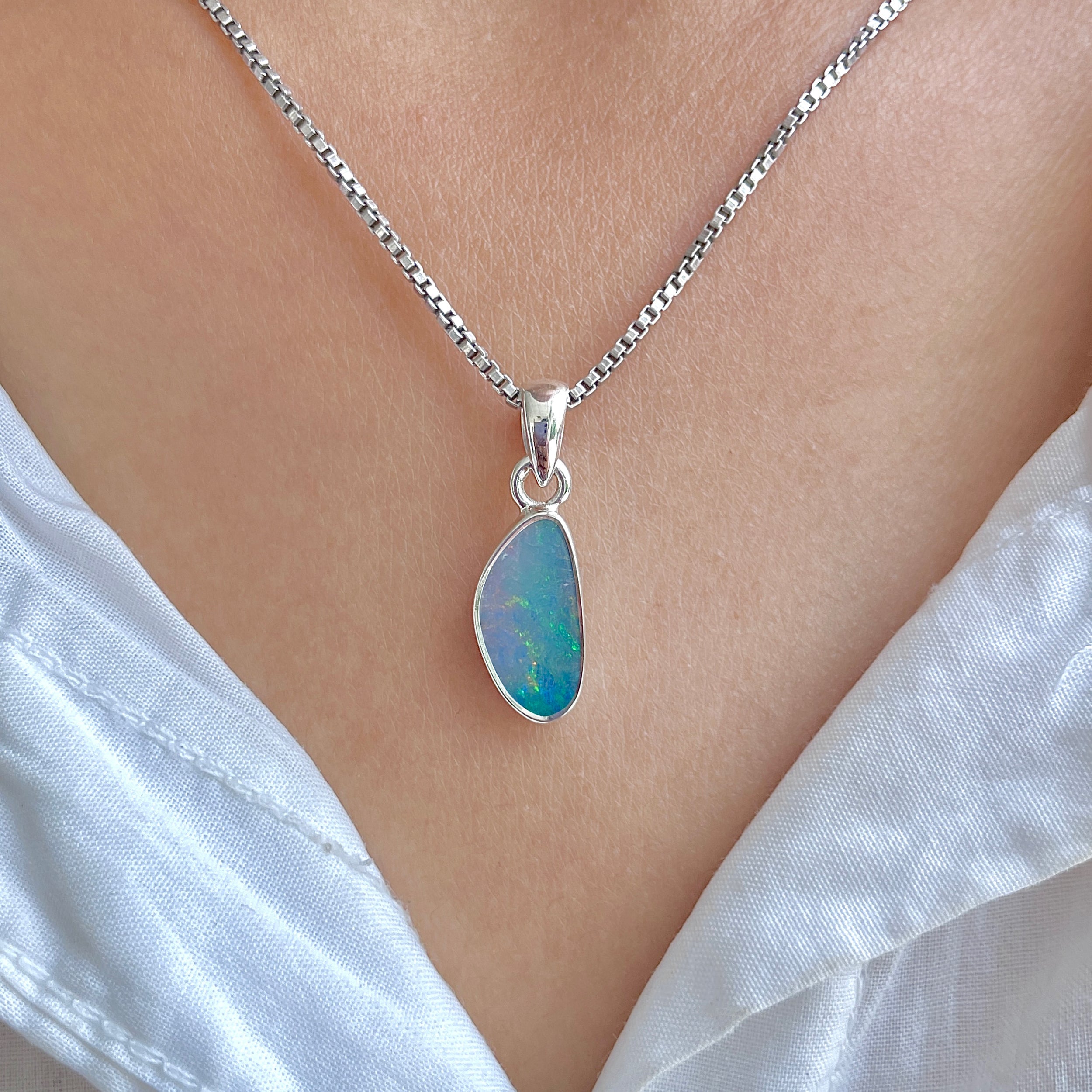 Australian Opal Pendant-(AOD-P-64.)